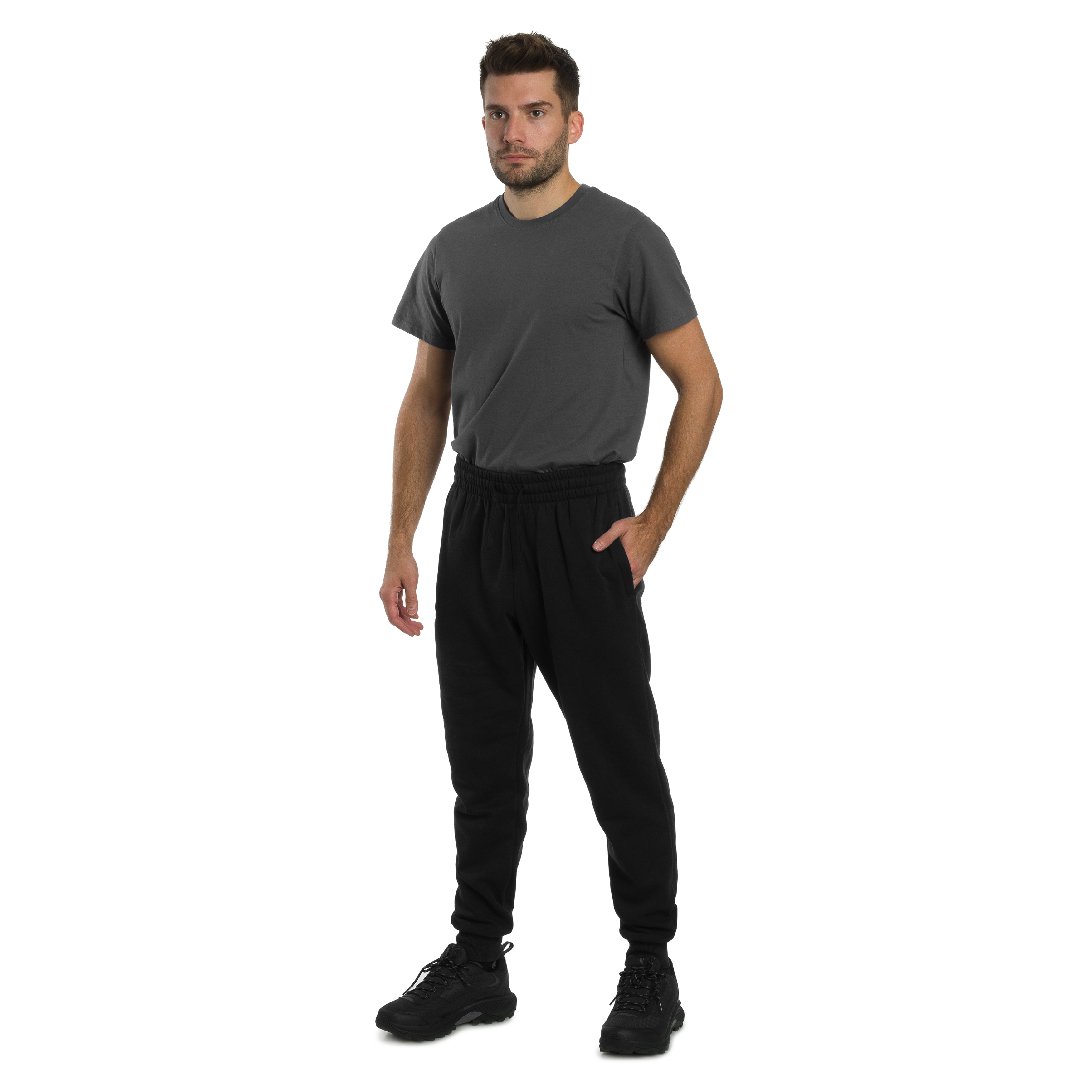 Spodnie Under Armour Jogger Icon Fleece - Black/White