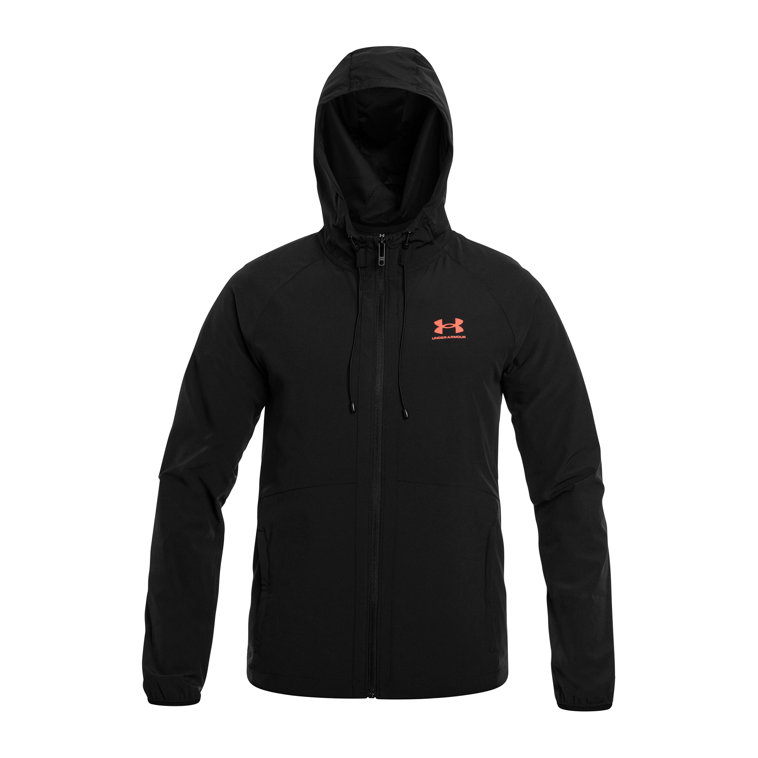 Kurtka Under Armour UA Stretch Woven - Black/Racer Red