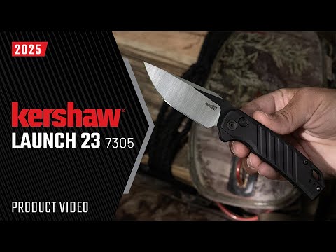 Nóż sprężynowy Kershaw Launch 23 - Black