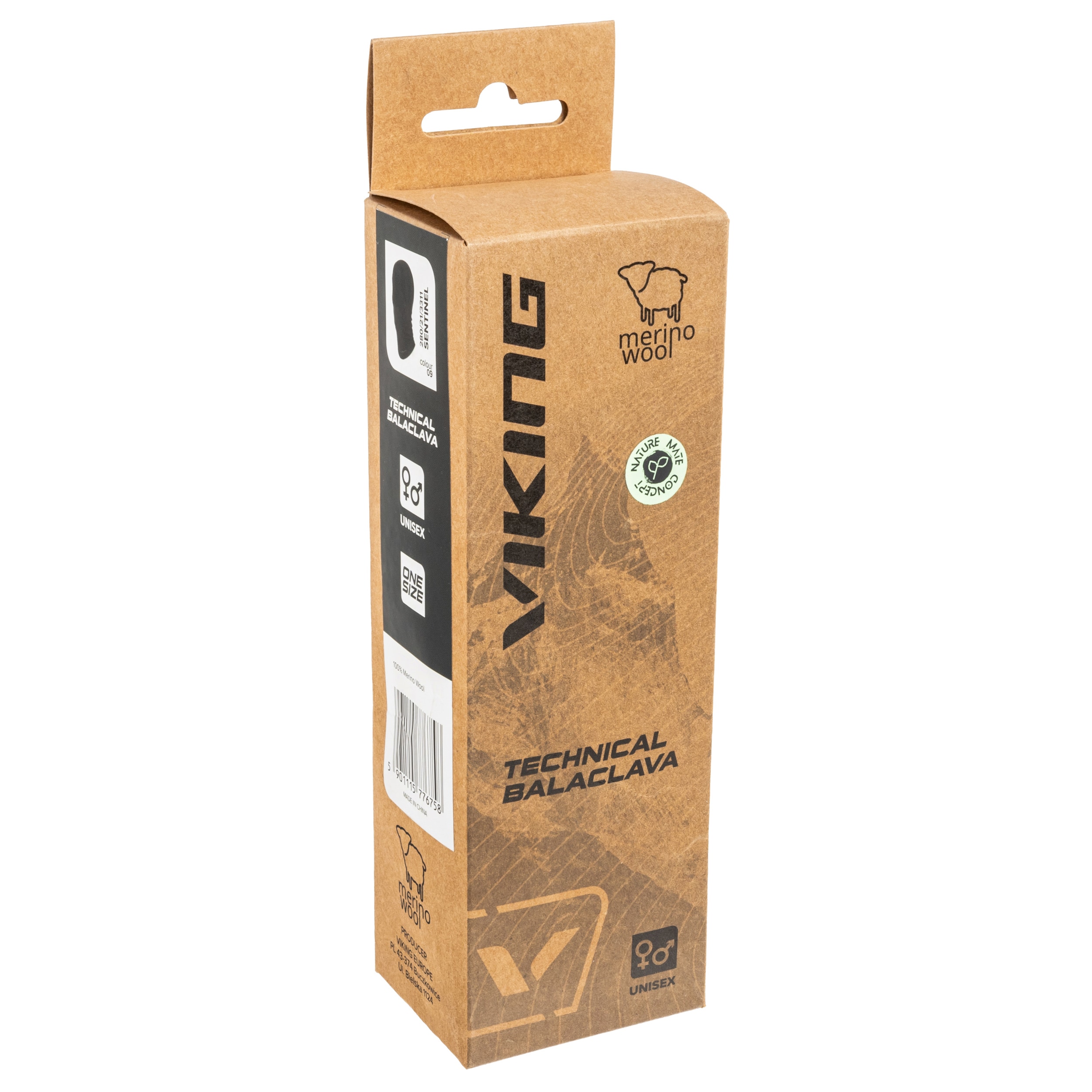 Kominiarka Viking Sentinel Merino - Black