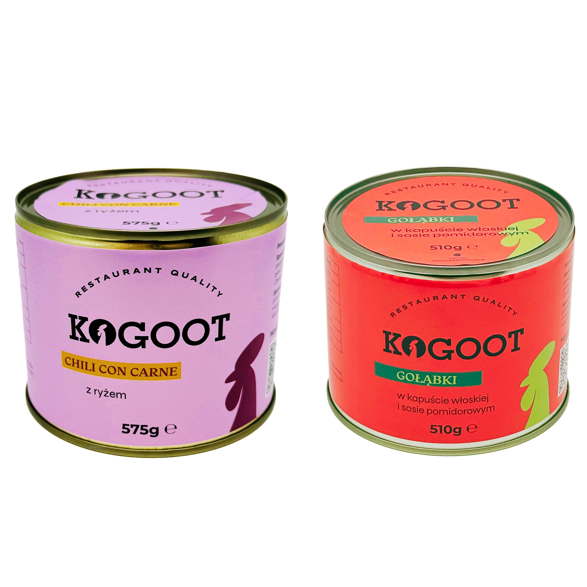Консерви Kogoot - Chili con carne 575 г, Голубці 510 г