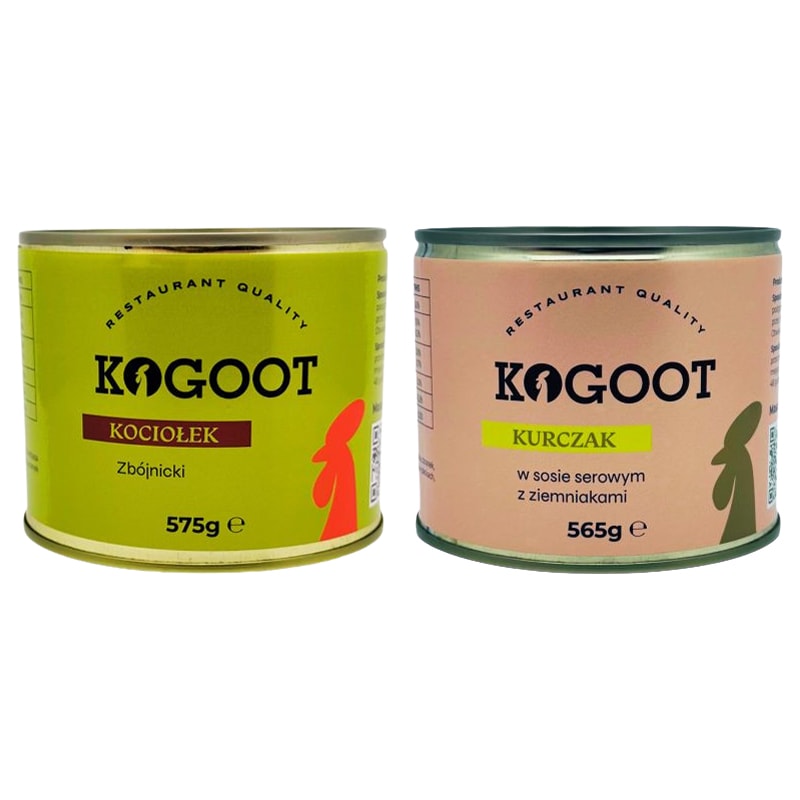 Консерви Kogoot - Страва в казані 575 г, Курка в сирному соусі 565 г