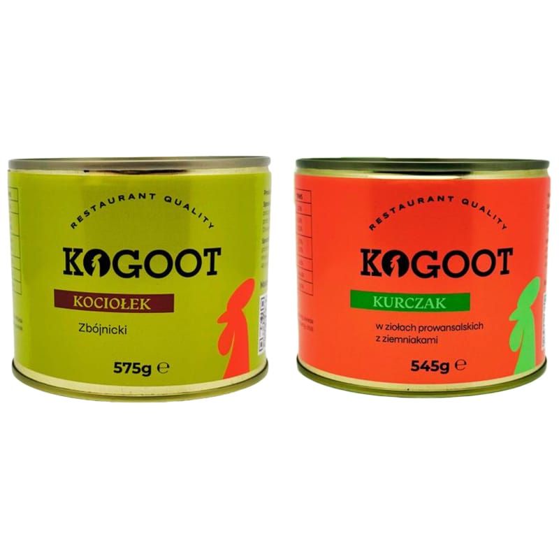 Żywność konserwowana Kogoot - Kociołek 575 g, Kurczak w ziołach prowansalskich 545 g
