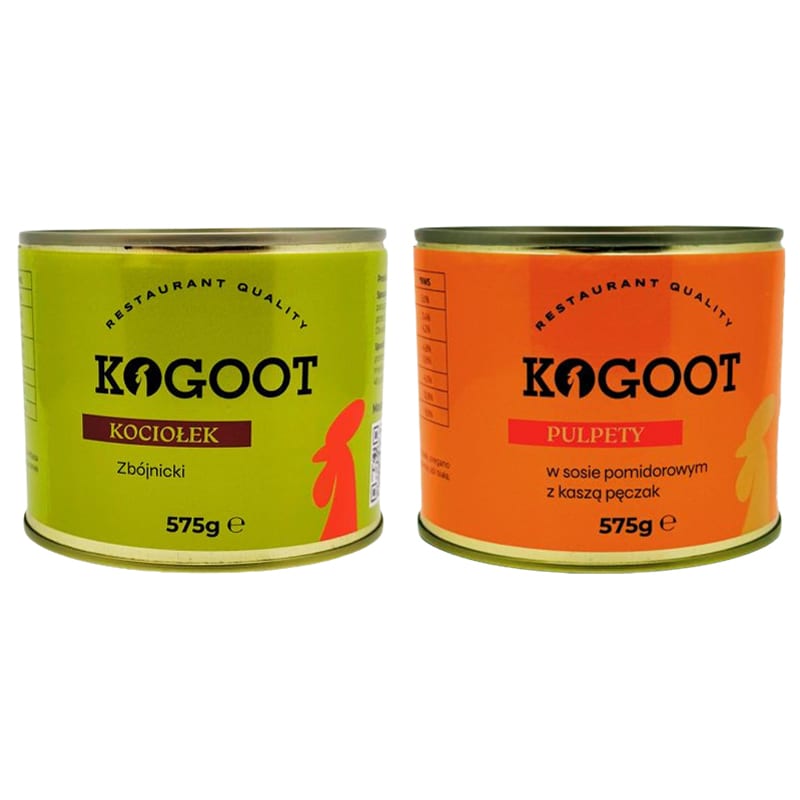 Żywność konserwowana Kogoot - Kociołek 575 g, Pulpety w sosie pomidorowym 575 g