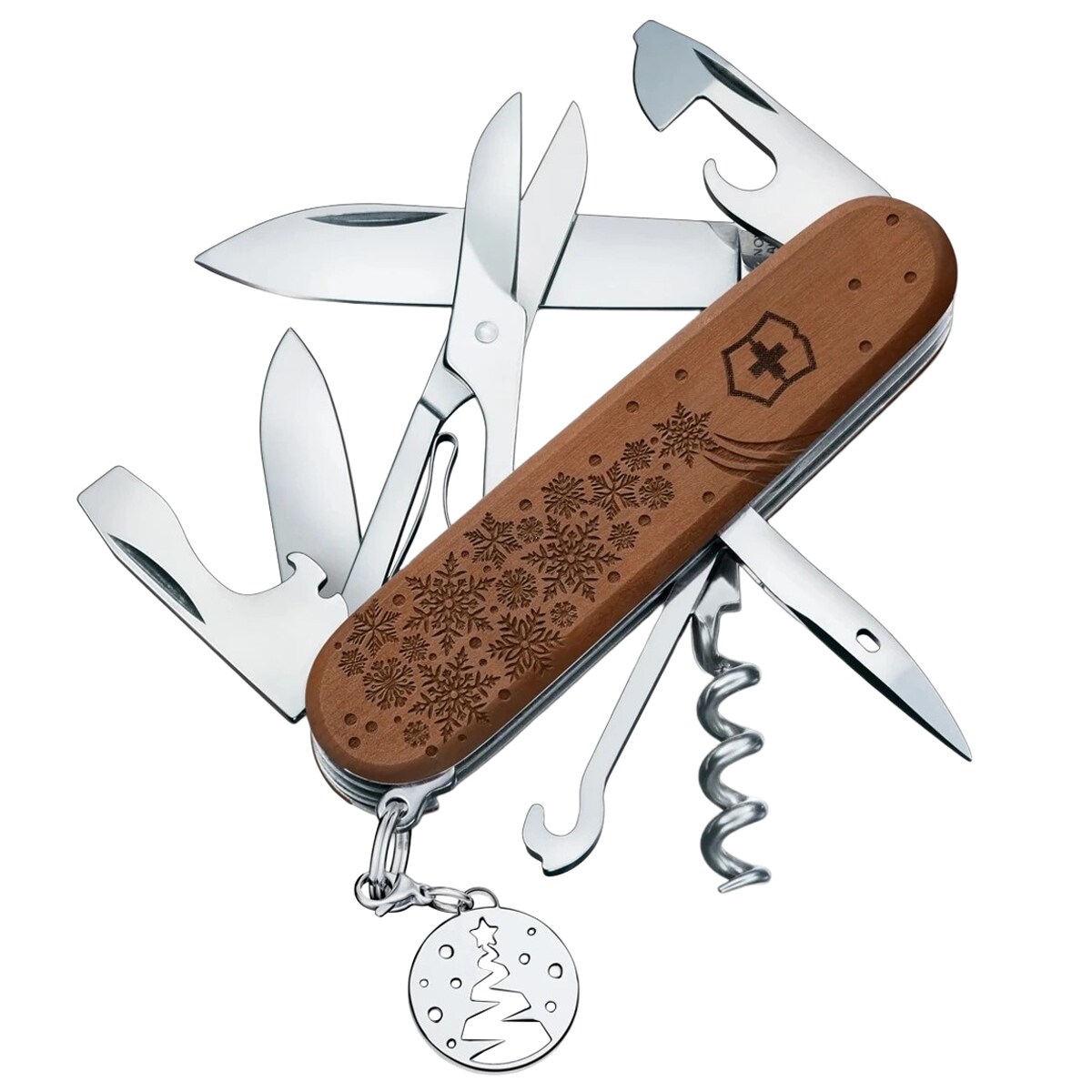 Багатофункціональний ніж Victorinox Climber Wood Winter Magic Limited Edition 2025