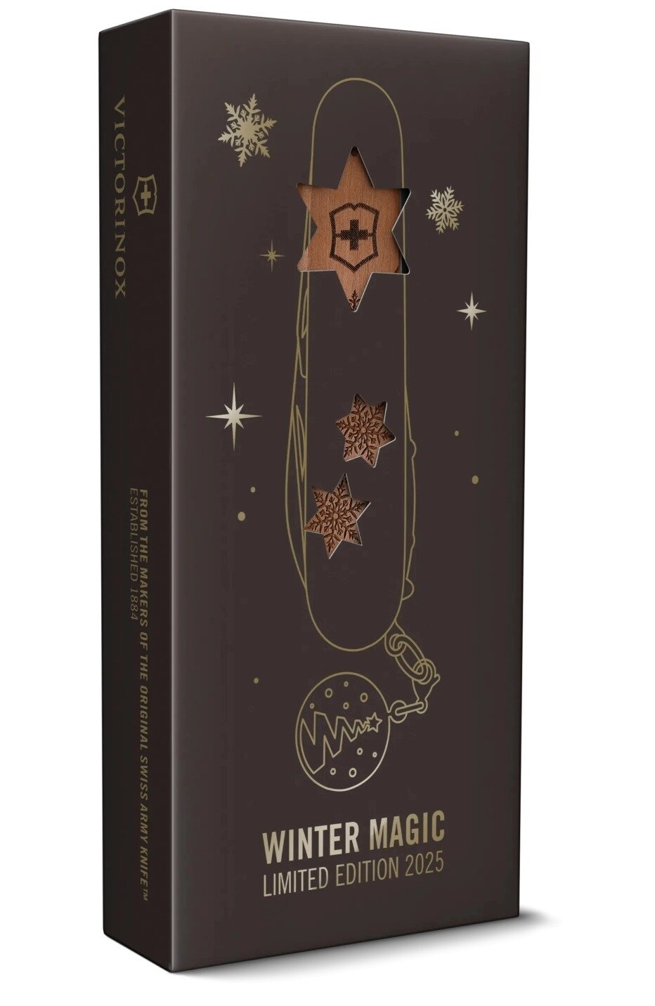 Багатофункціональний ніж Victorinox Climber Wood Winter Magic Limited Edition 2025