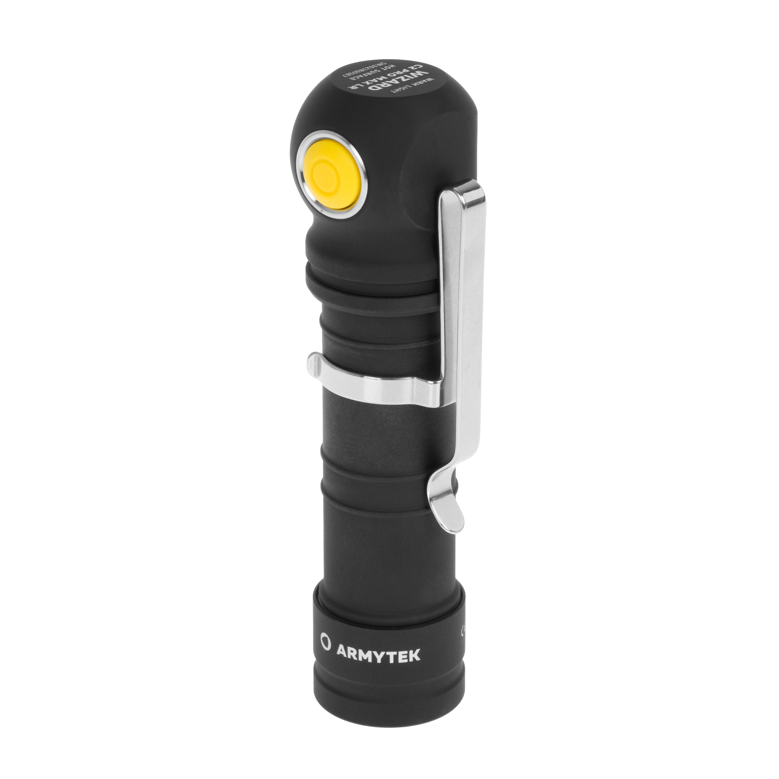Налобний та кутовий ліхтарик Armytek Wizard C2 Pro MAX LR Warm PCB - 3870 люменів