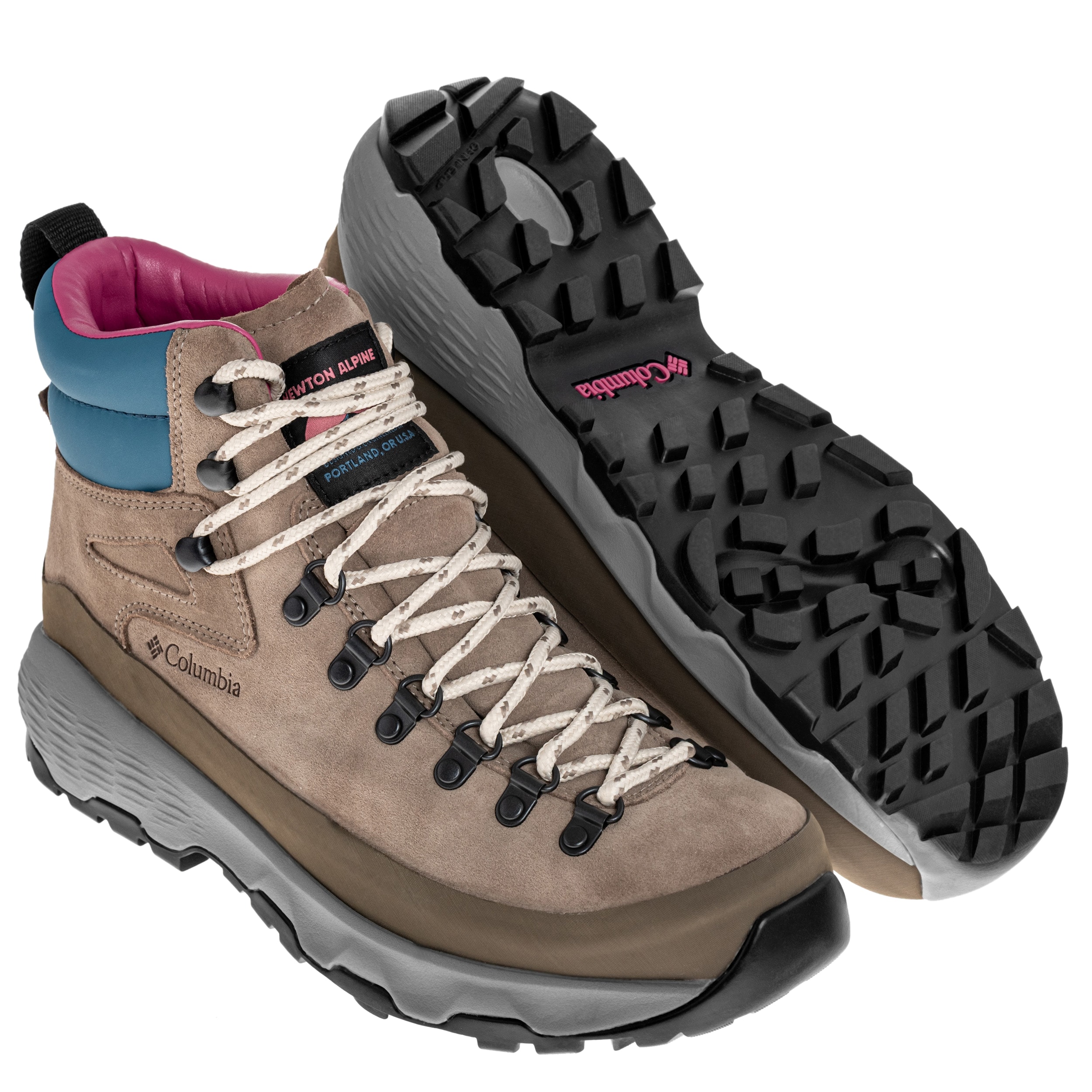 Buty damskie Columbia Newton Alpine PT - Wet Sand/Rosette