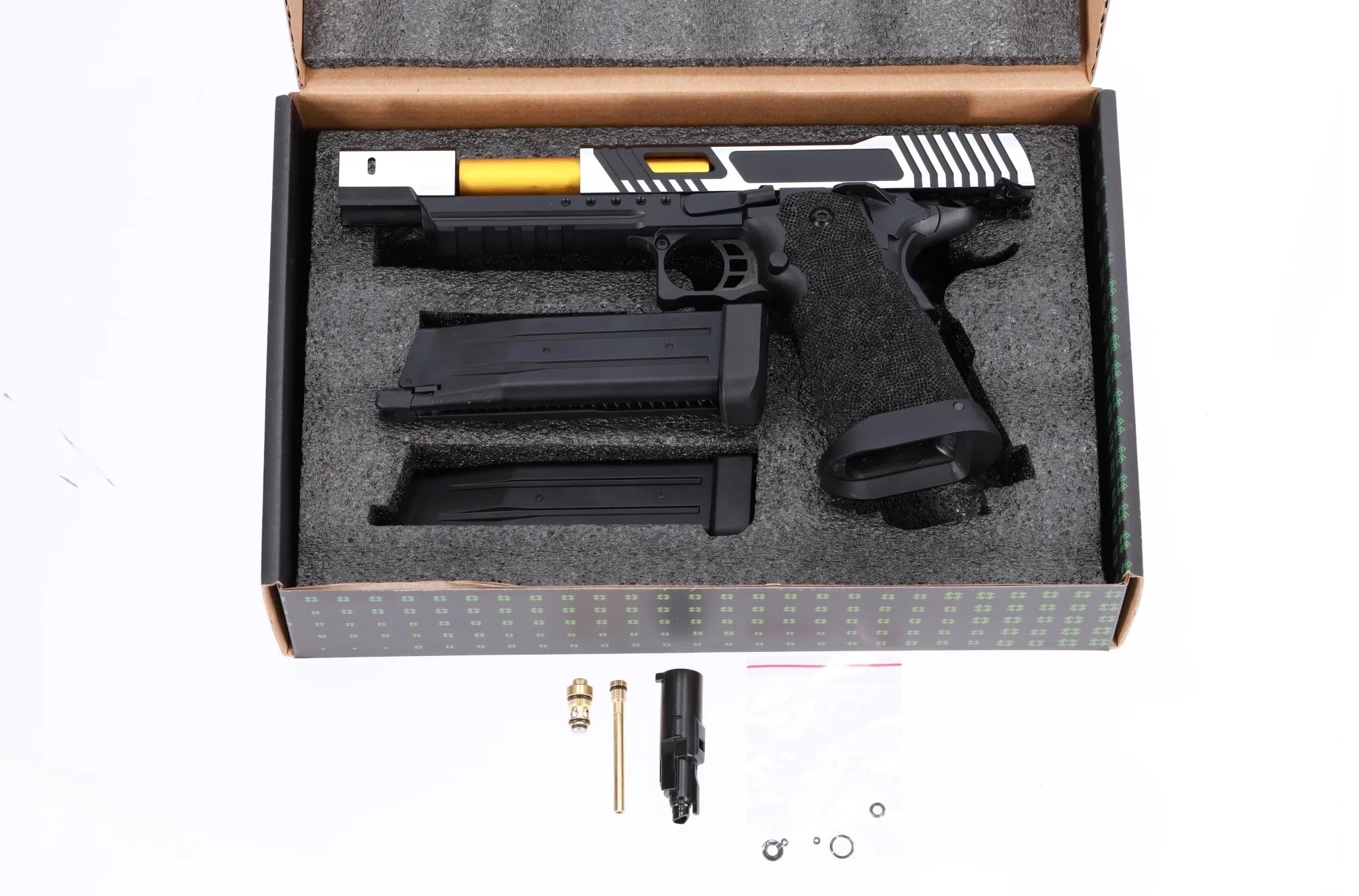Pistolet GBB Specna Arms SA-VGP20 VAPOR Optics Ready - Black/Silver