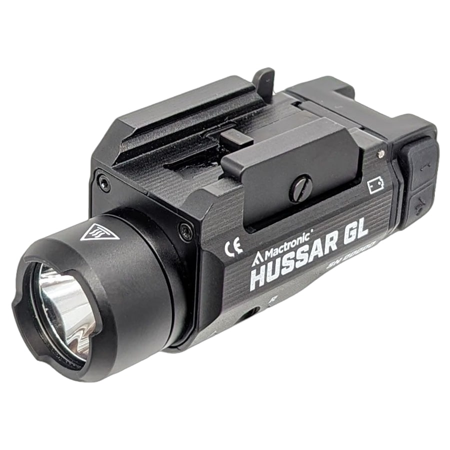 Latarka na broń Mactronic Hussar GL z celownikiem laserowym - 900 lumenów