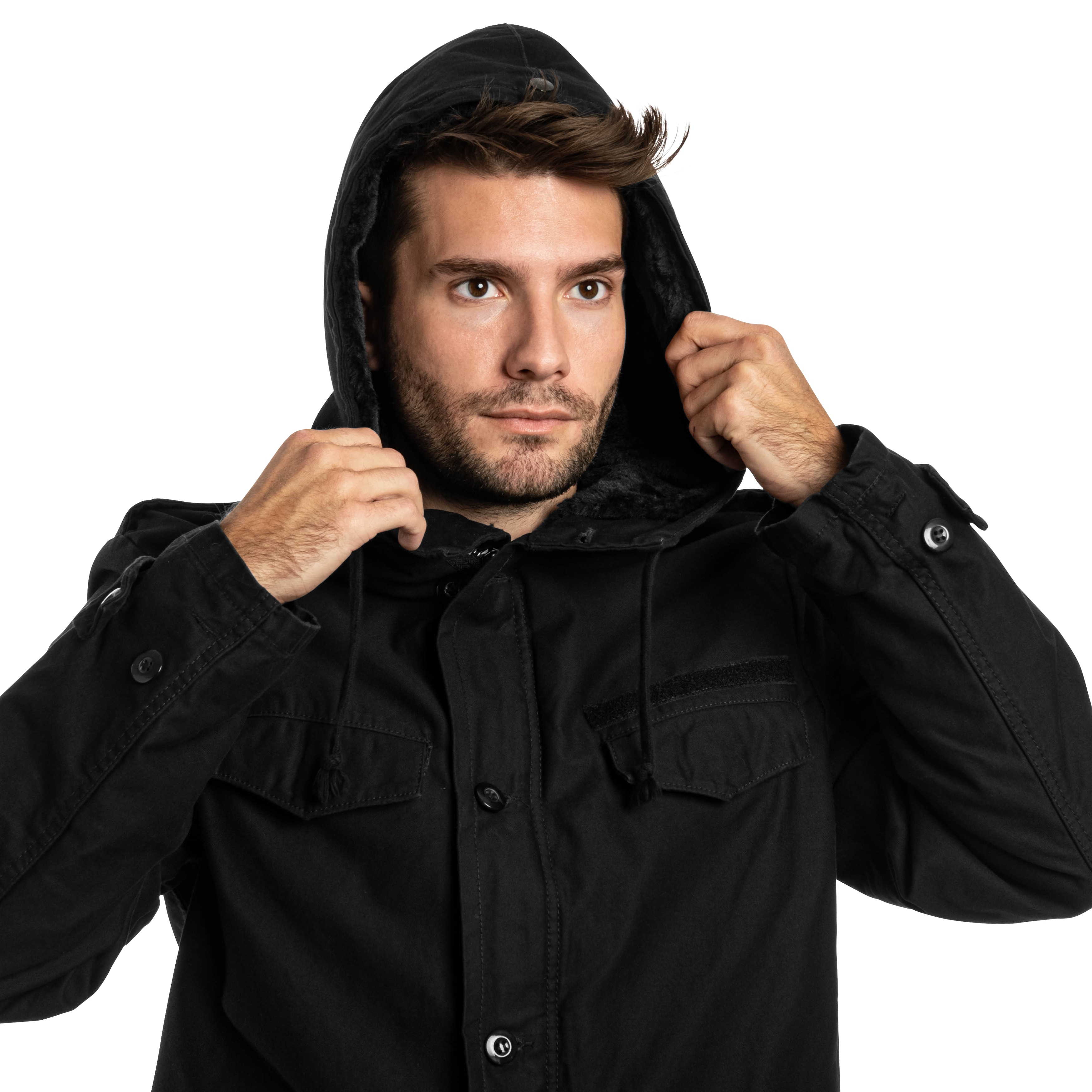 Куртка Brandit BW Парка Heavy - Black