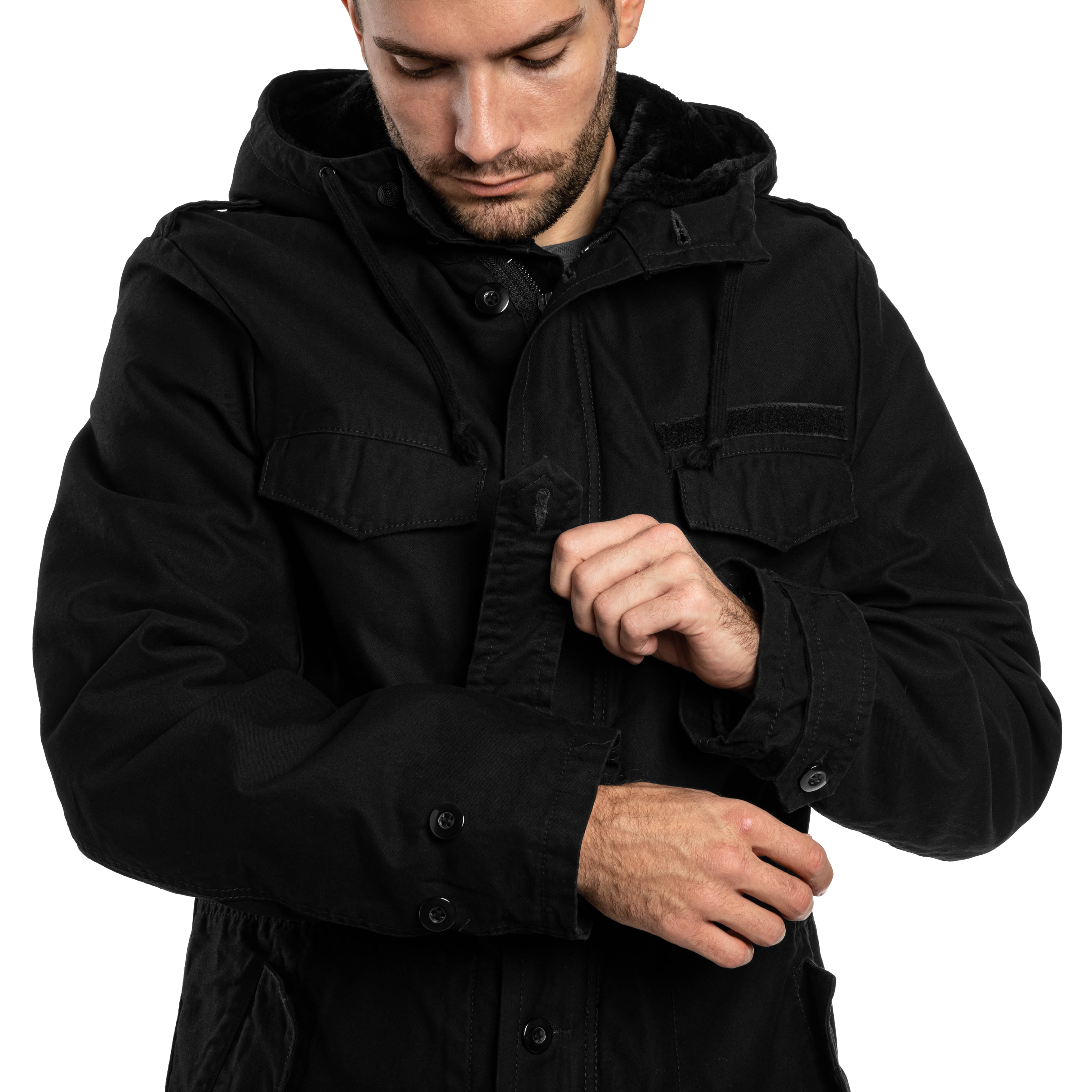 Куртка Brandit BW Парка Heavy - Black