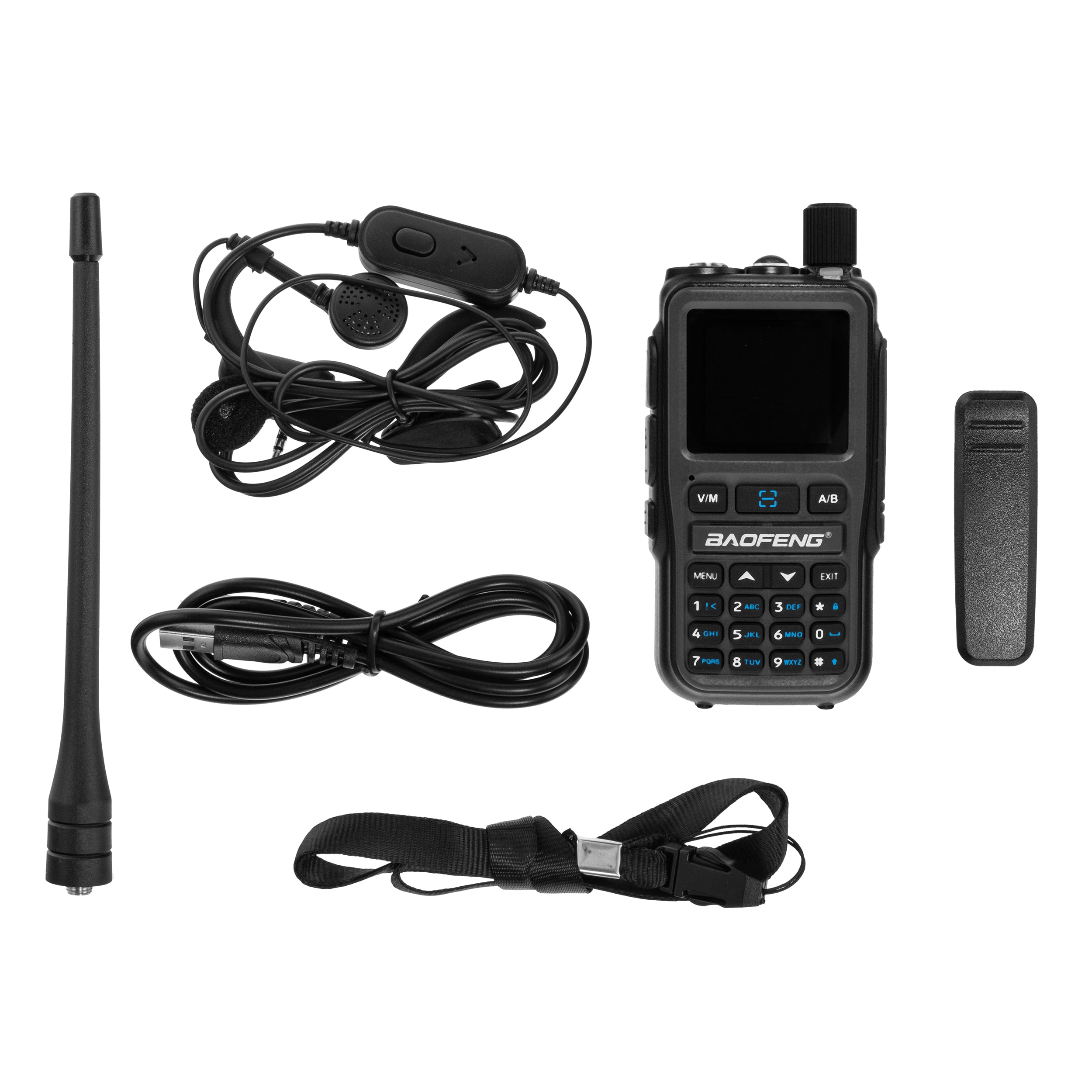 Radiotelefon Baofeng UV-5R EU Mini 1600 mAh - Grey