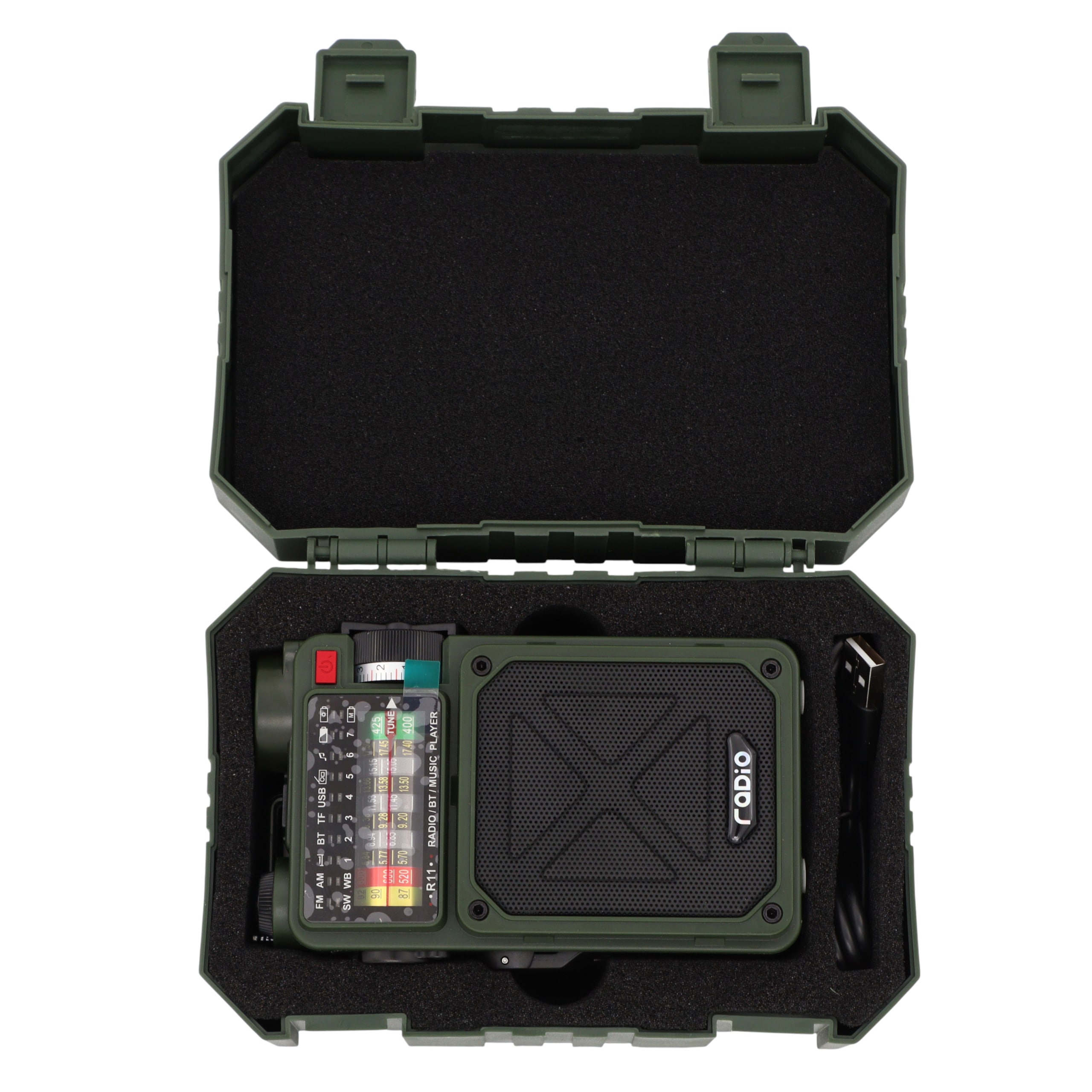 Radio alarmowe JB Tacticals JB-08 - Green