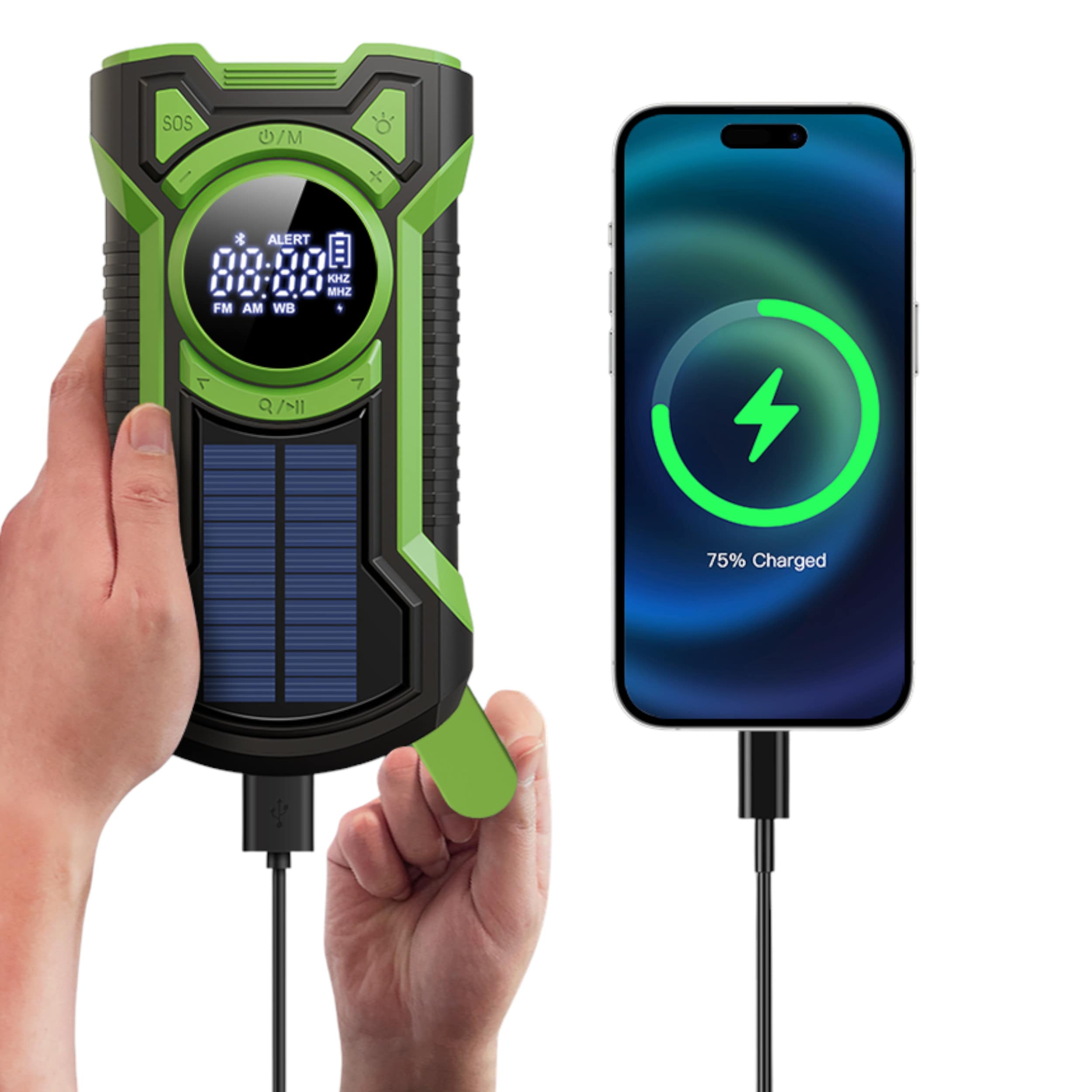 Radio alarmowe JB Tacticals JB-07 - Green