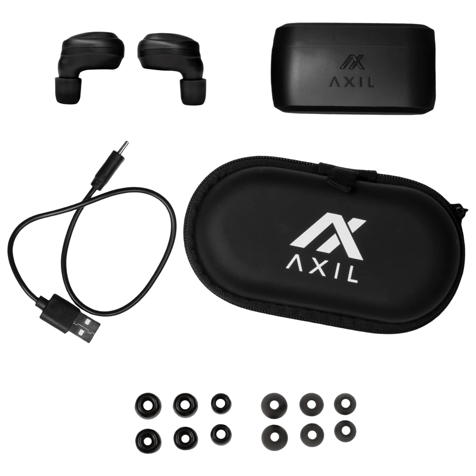 Ochronniki słuchu aktywne Axil XCor Pro BT - Black