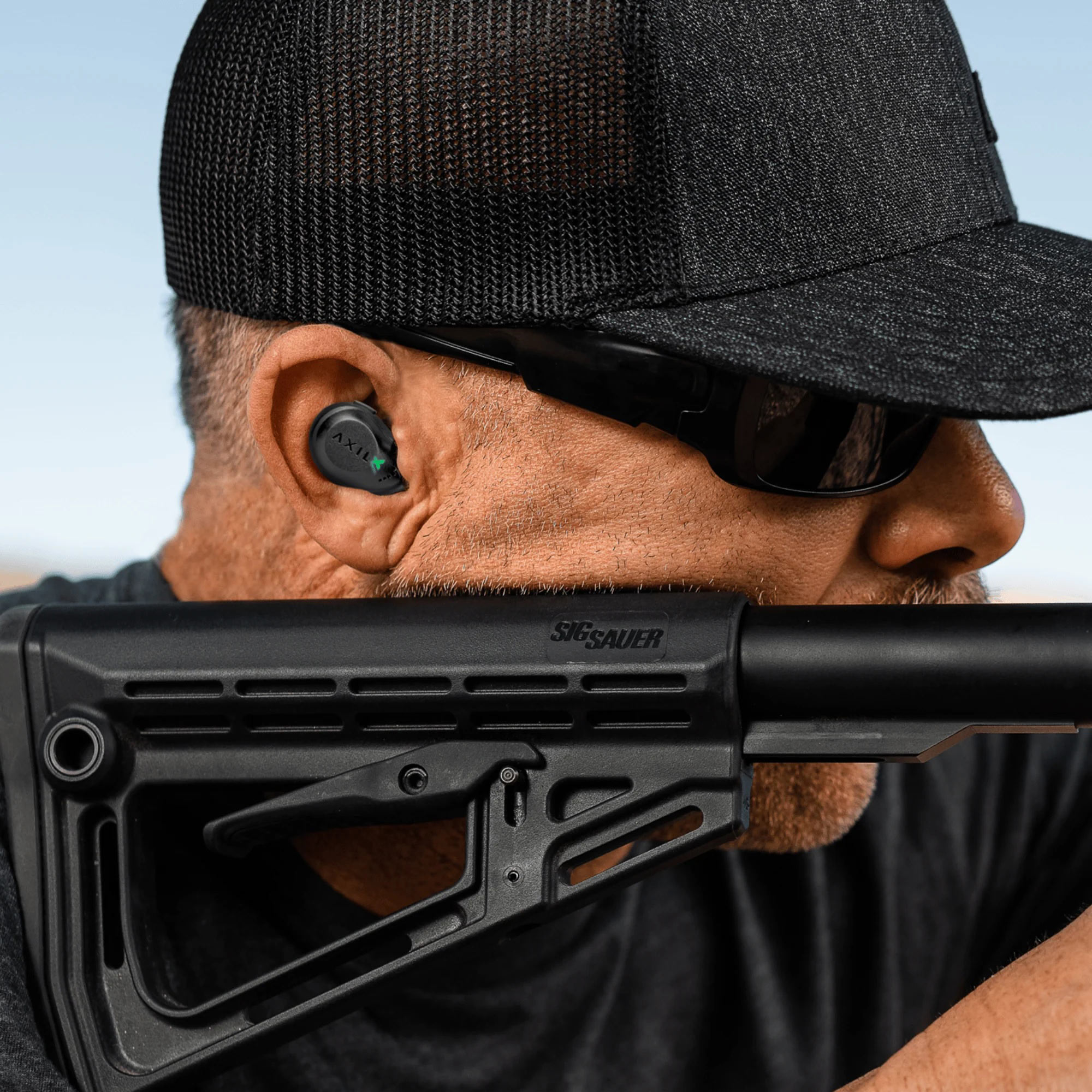 Ochronniki słuchu aktywne Axil XCor - Black