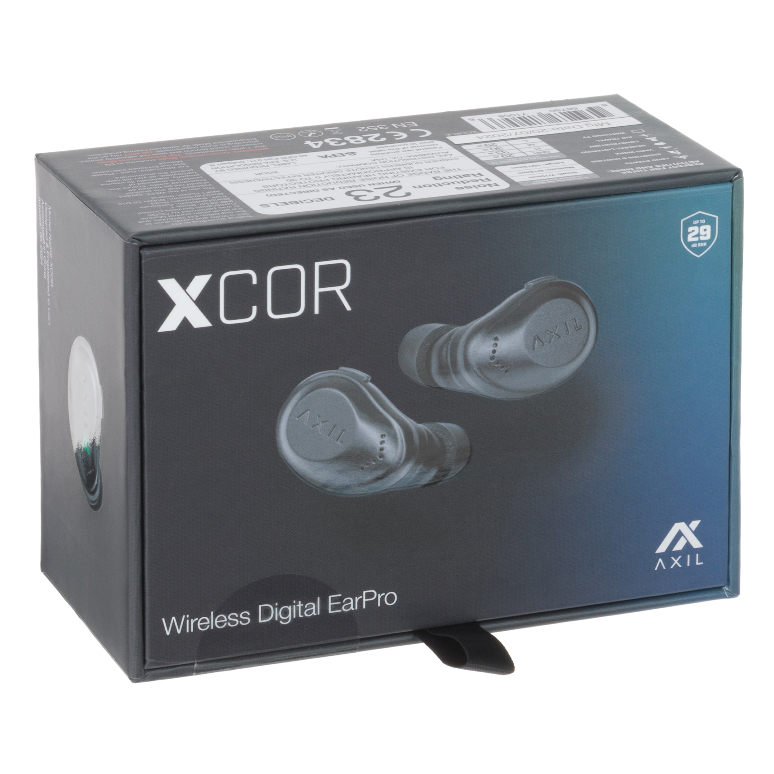 Ochronniki słuchu aktywne Axil XCor - Black