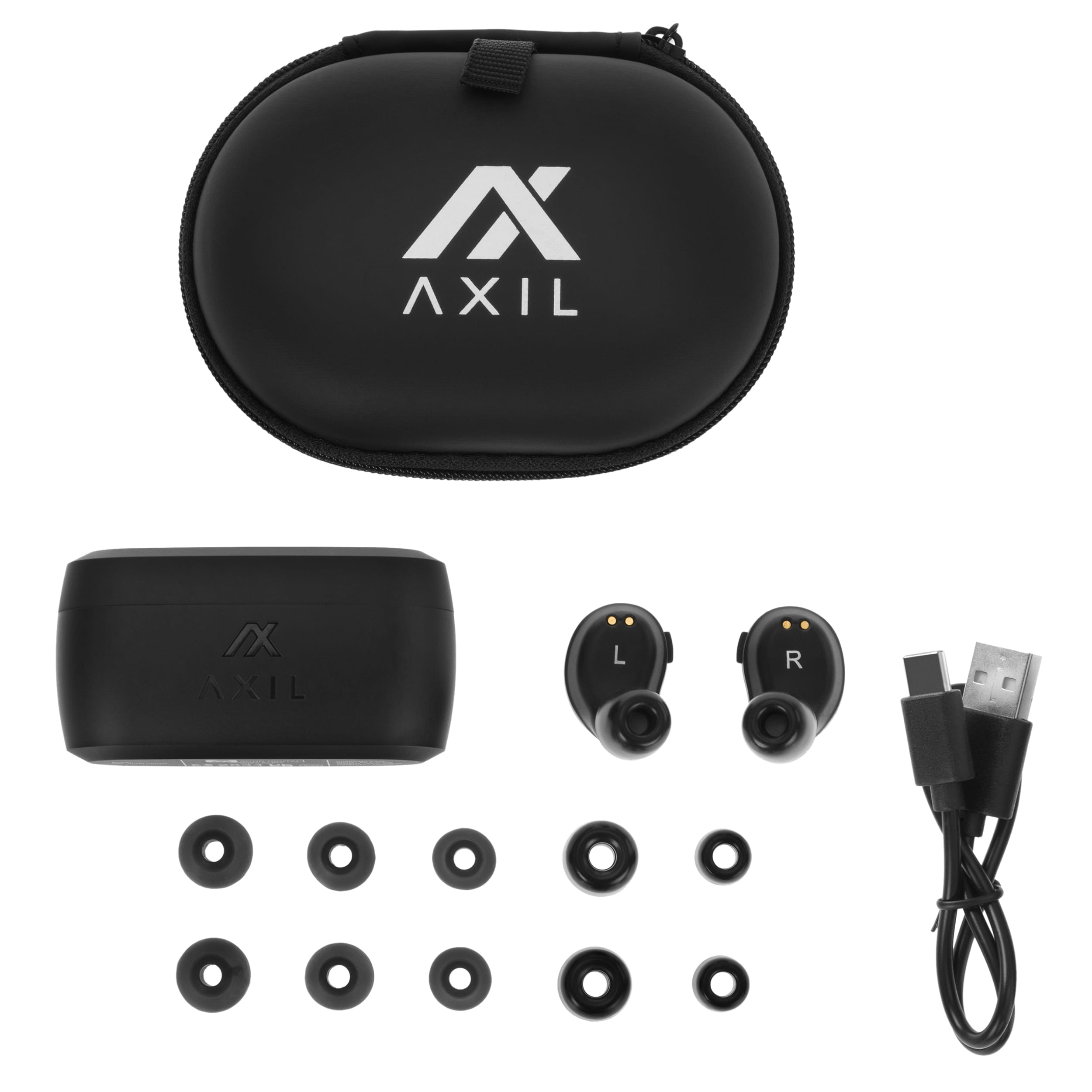 Ochronniki słuchu aktywne Axil XCor - Black