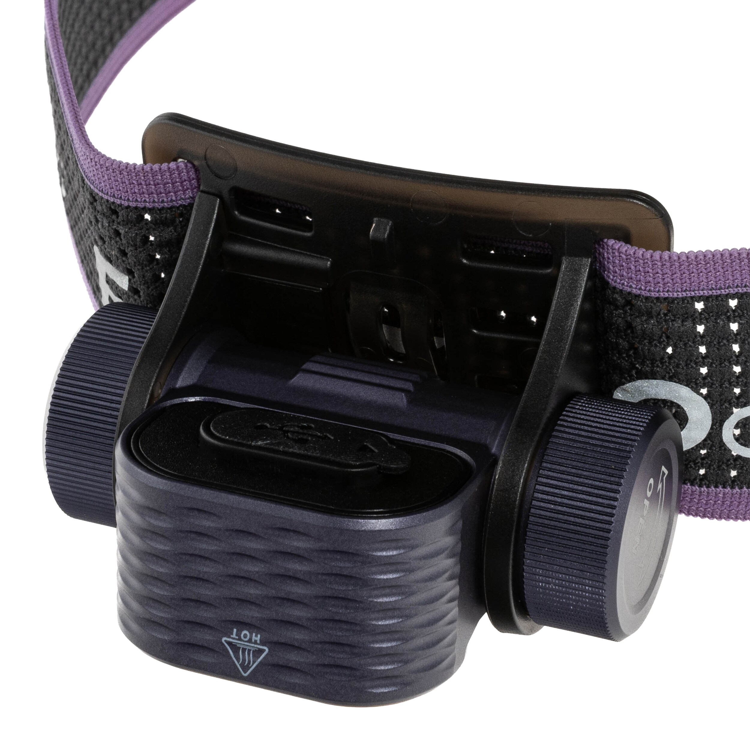 Latarka czołowa Fenix HM55R Dark Purple - 1200 lumenów