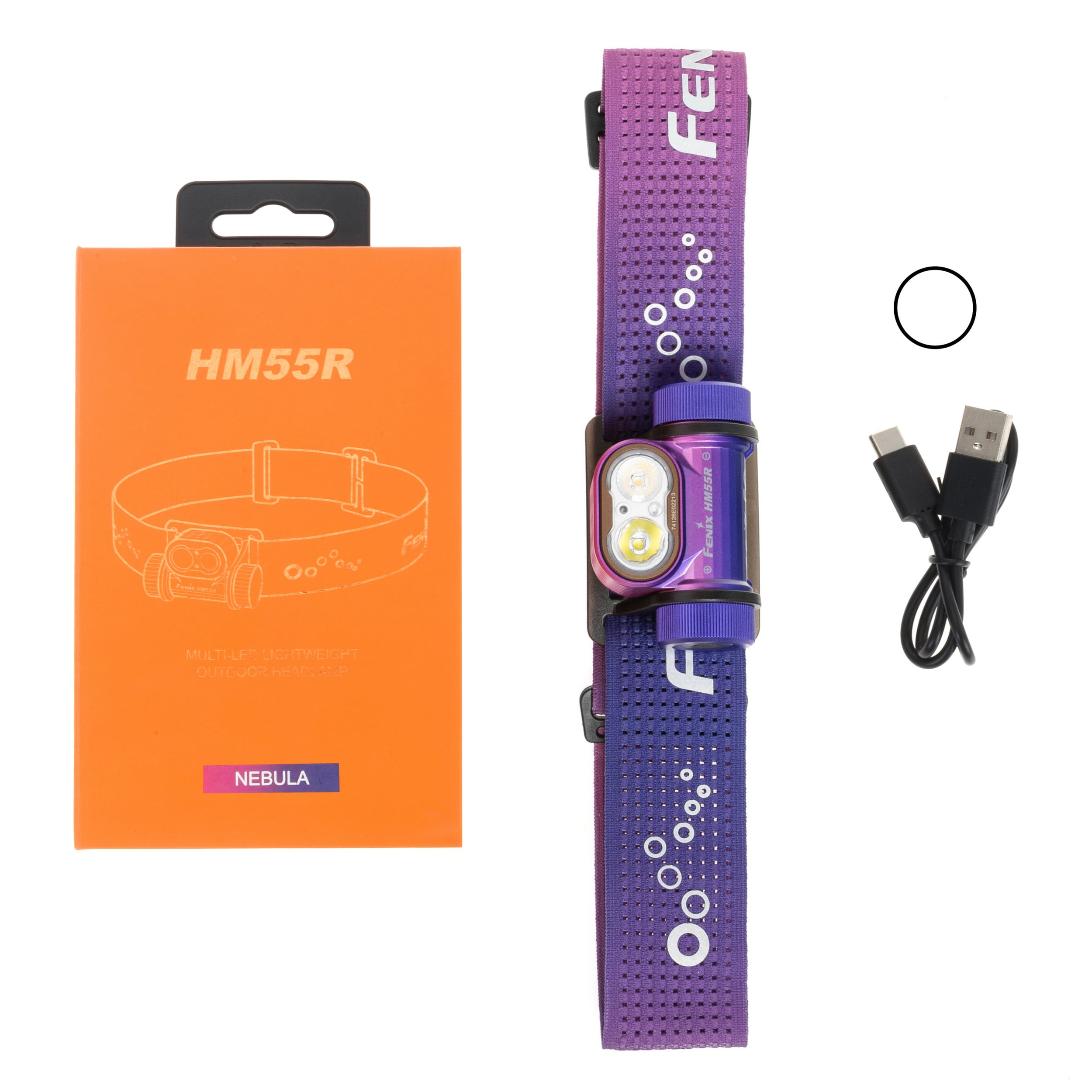 Latarka czołowa Fenix HM55R Nebula - 1200 lumenów