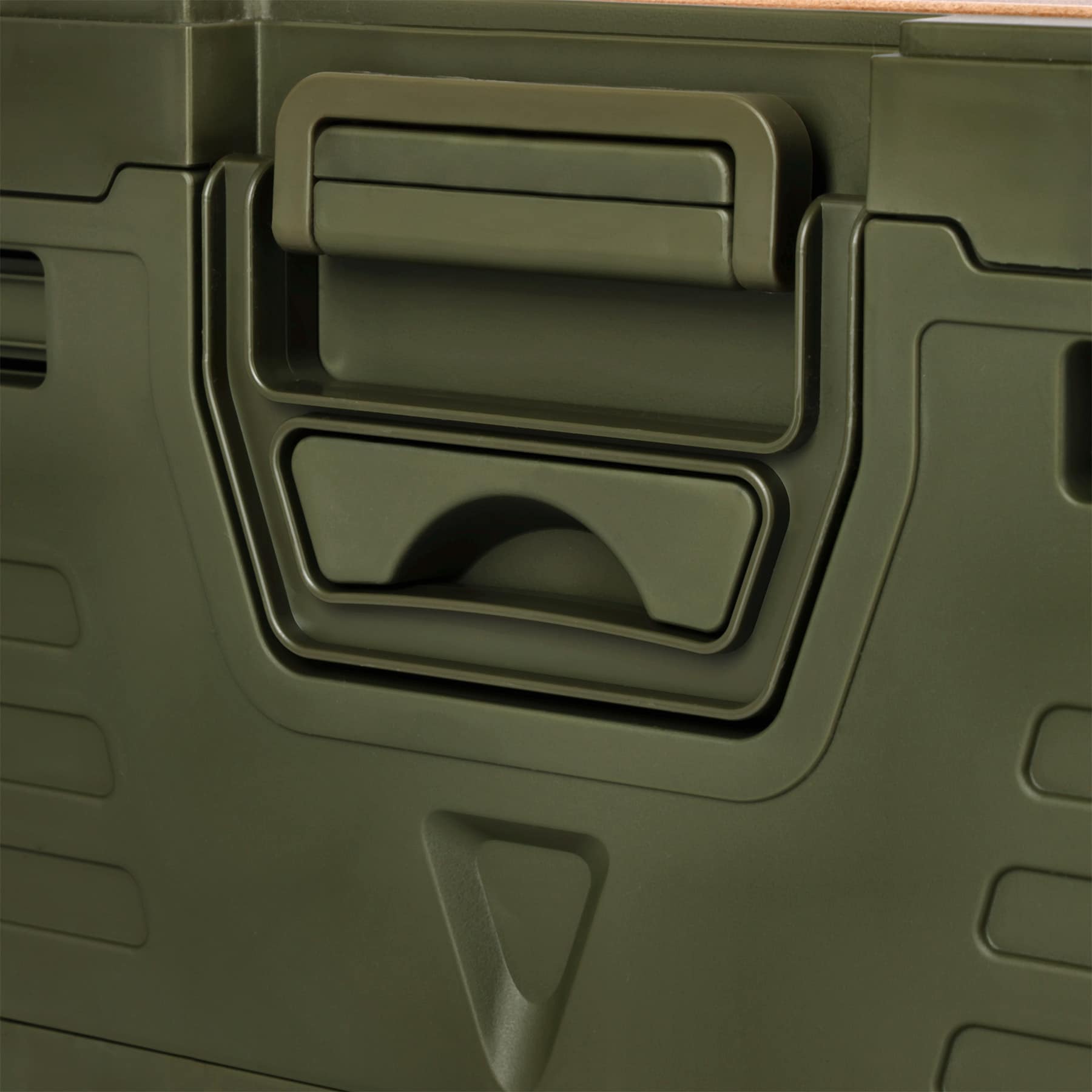 Skrzynia transportowa Nils Camp NCB4002 32 l z drewnianym blatem - Green