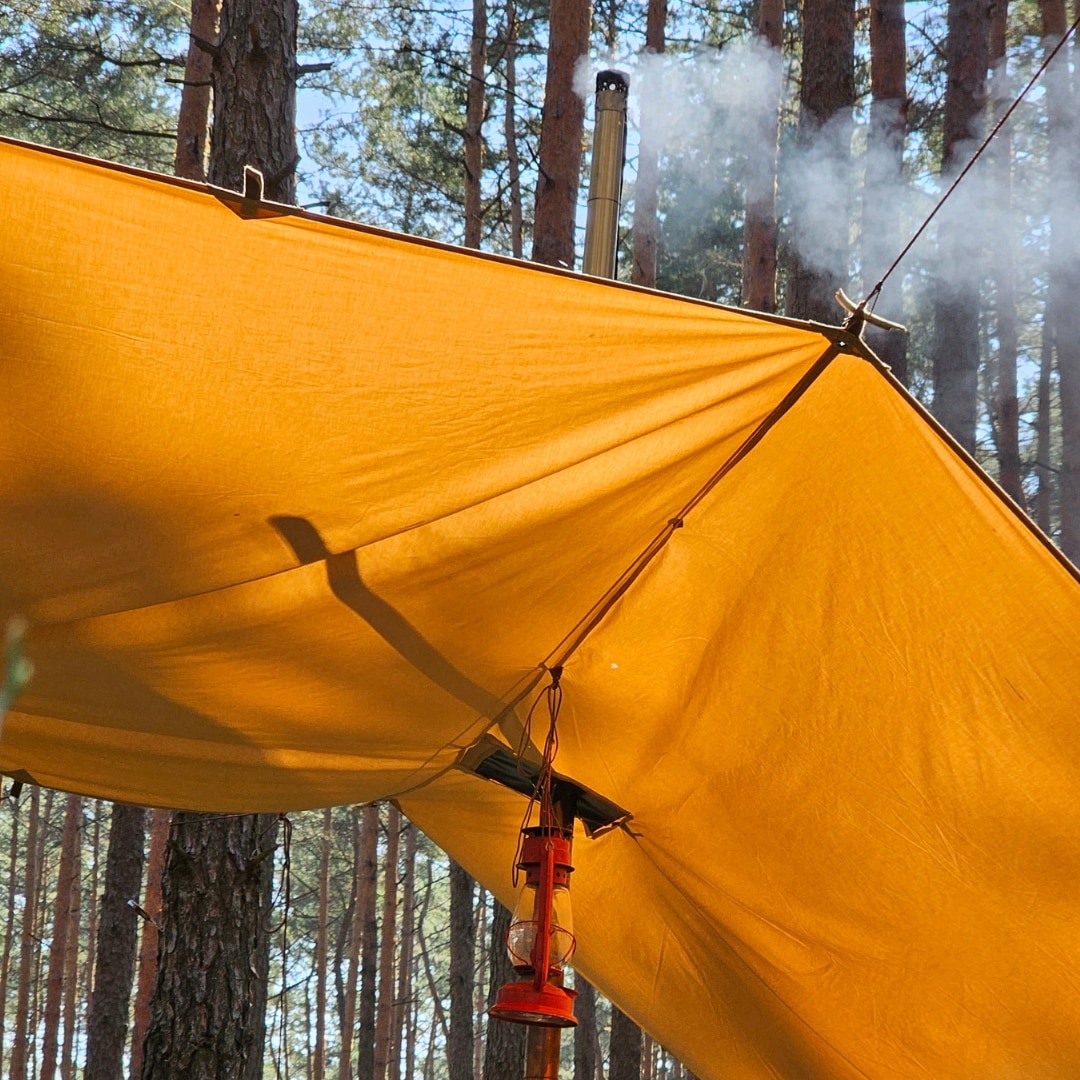 Płachta biwakowa Bushmen Hot Tarp 4x3