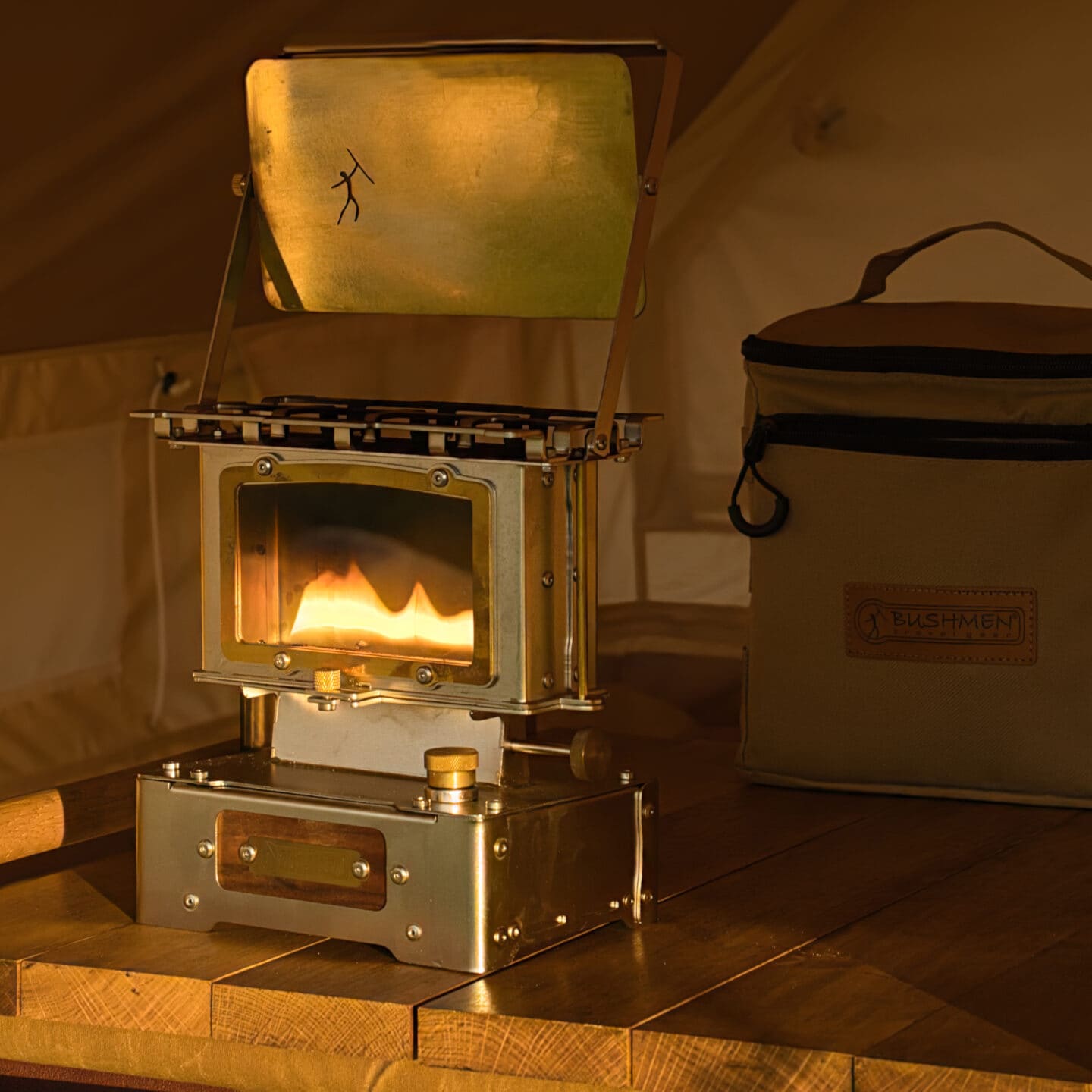 Гасова лампа Bushmen Oil Outpost - Steel