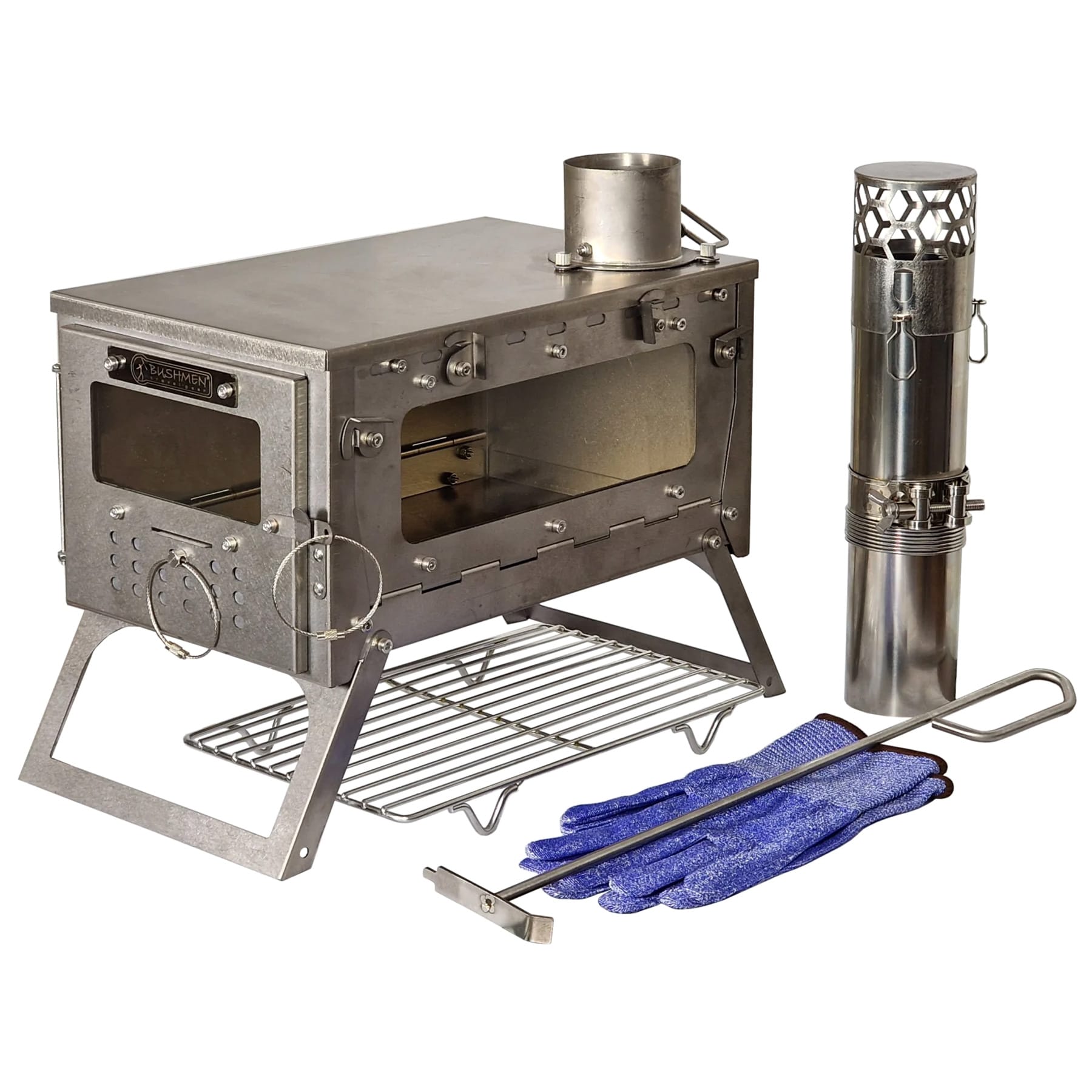 Tytanowy piec składany Bushmen Fastfold S2WT