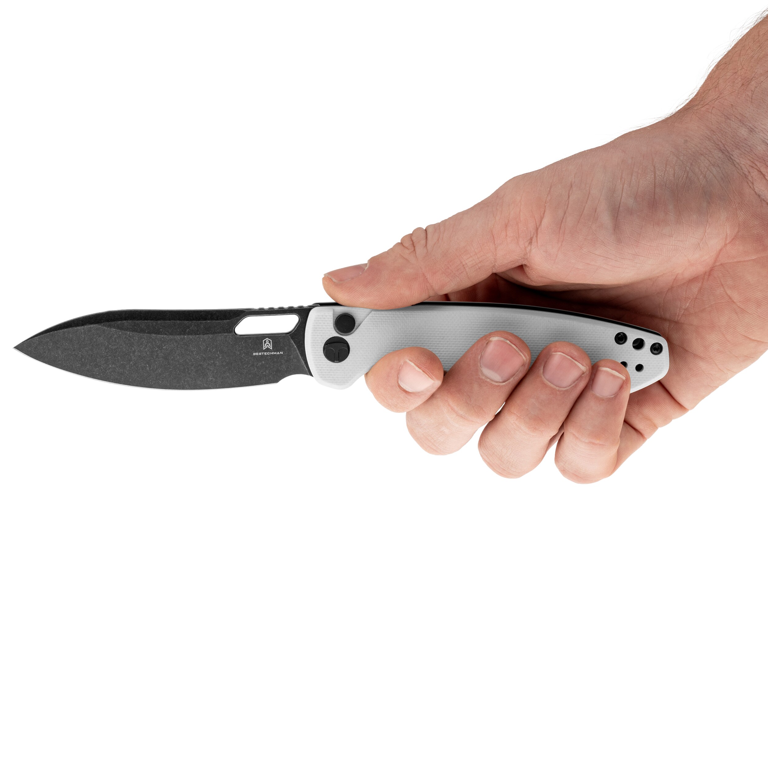 Bestechman Firebird Folding Knife - White
