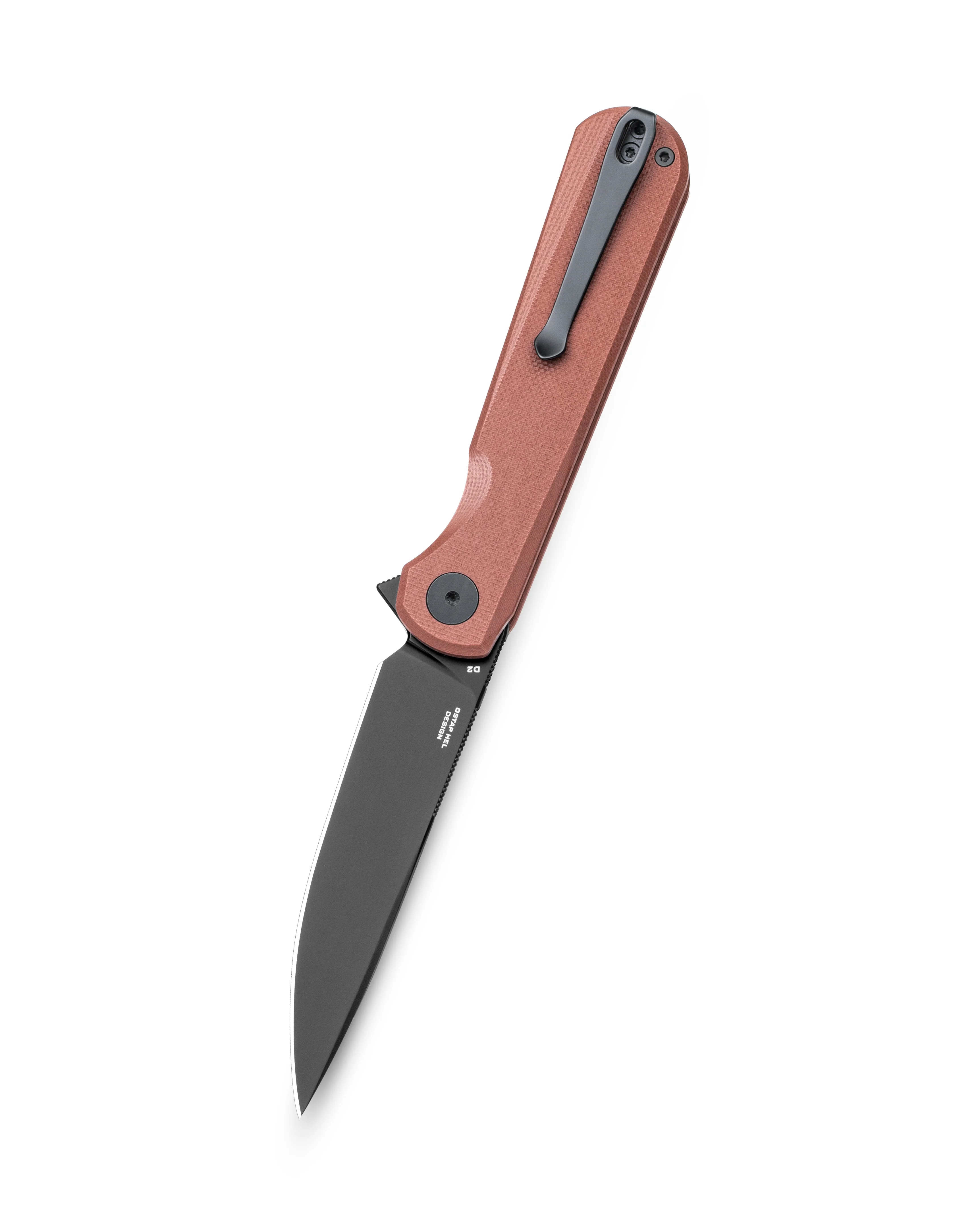 Складаний ніж Bestechman Flick by Ostap Hel - Black PVD/Bronze G10