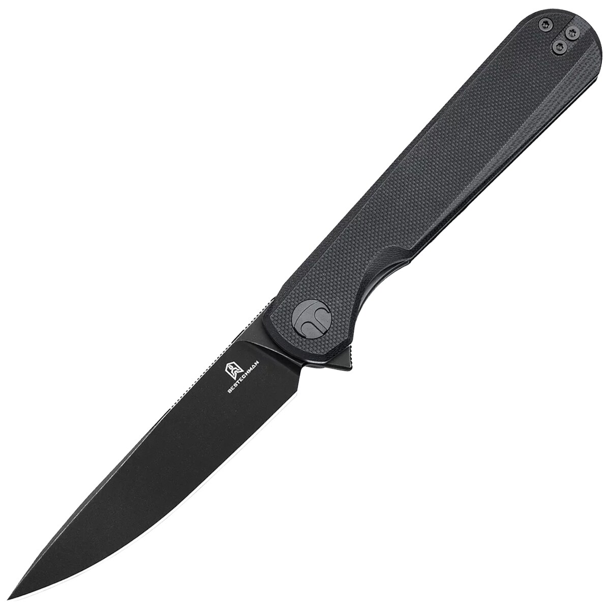 Nóż składany Bestechman Flick - Black PVD Stonewashed/Black G10