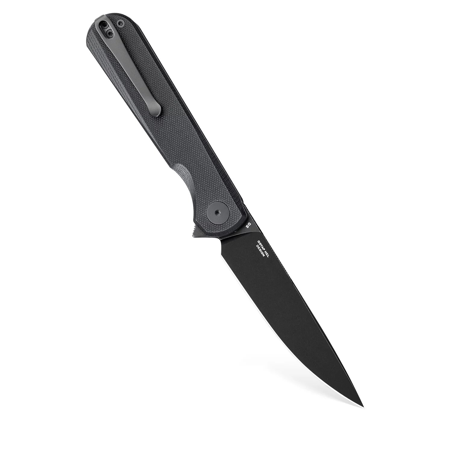 Nóż składany Bestechman Flick - Black PVD Stonewashed/Black G10