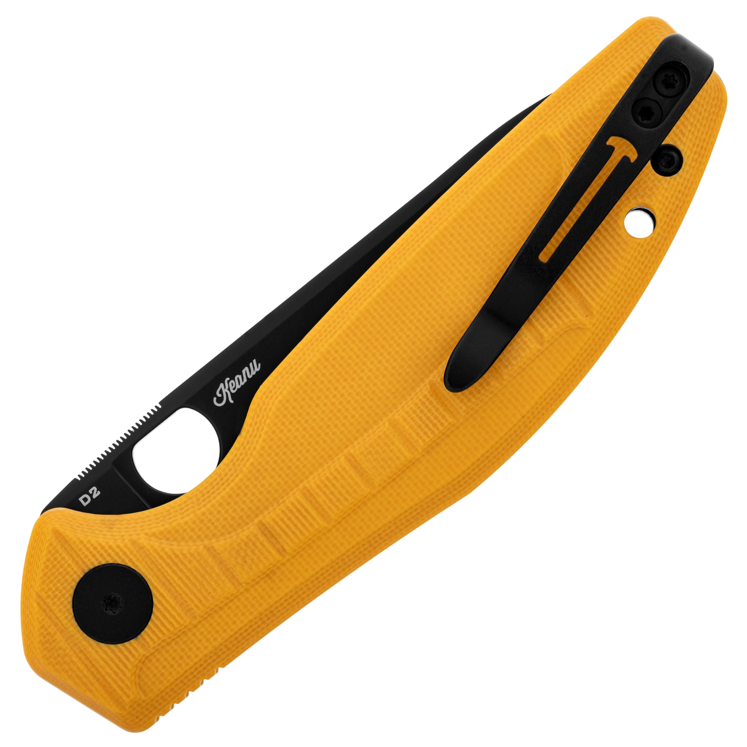 Складаний ніж Bestechman Angry Owl - Black/Yellow