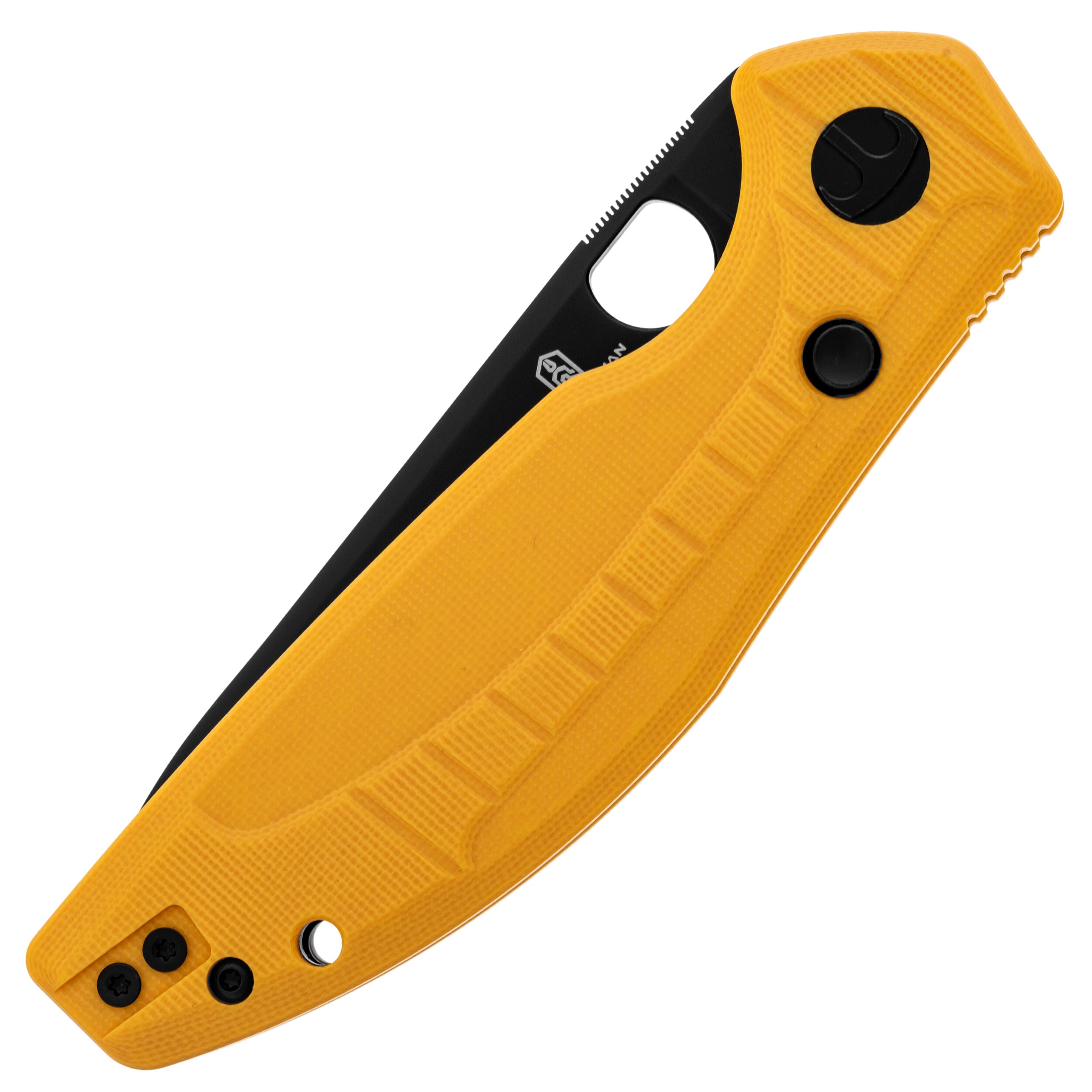 Складаний ніж Bestechman Angry Owl - Black/Yellow