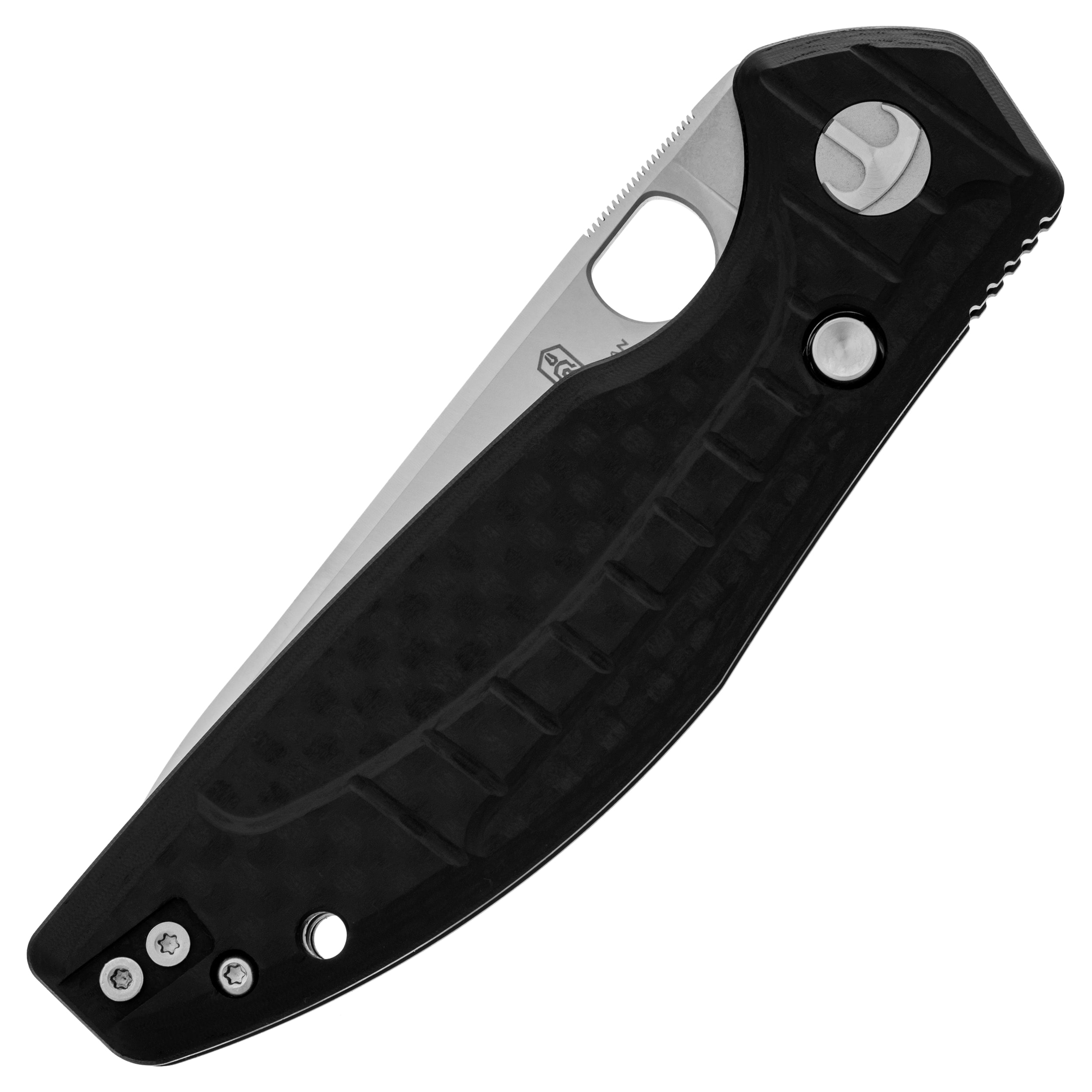 Bestechman Angry Owl Folding Knife - Satin/Black