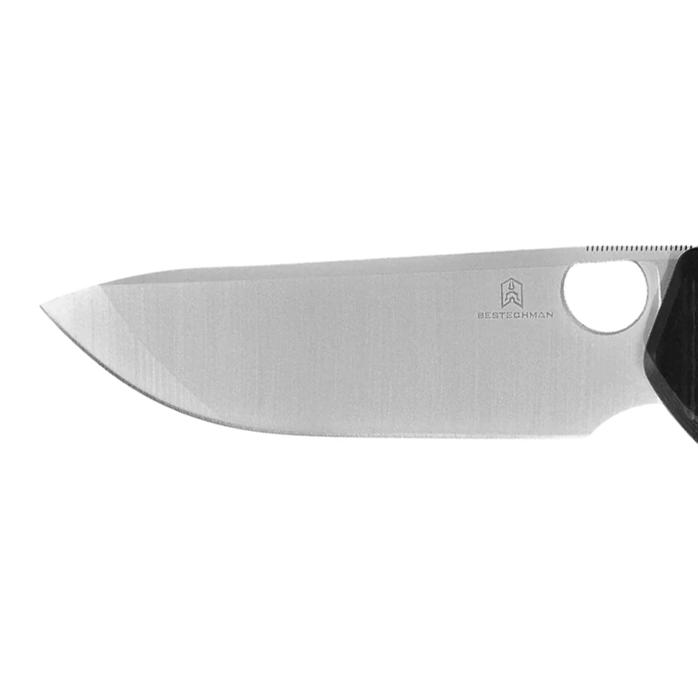 Bestechman Angry Owl Folding Knife - Satin/Black
