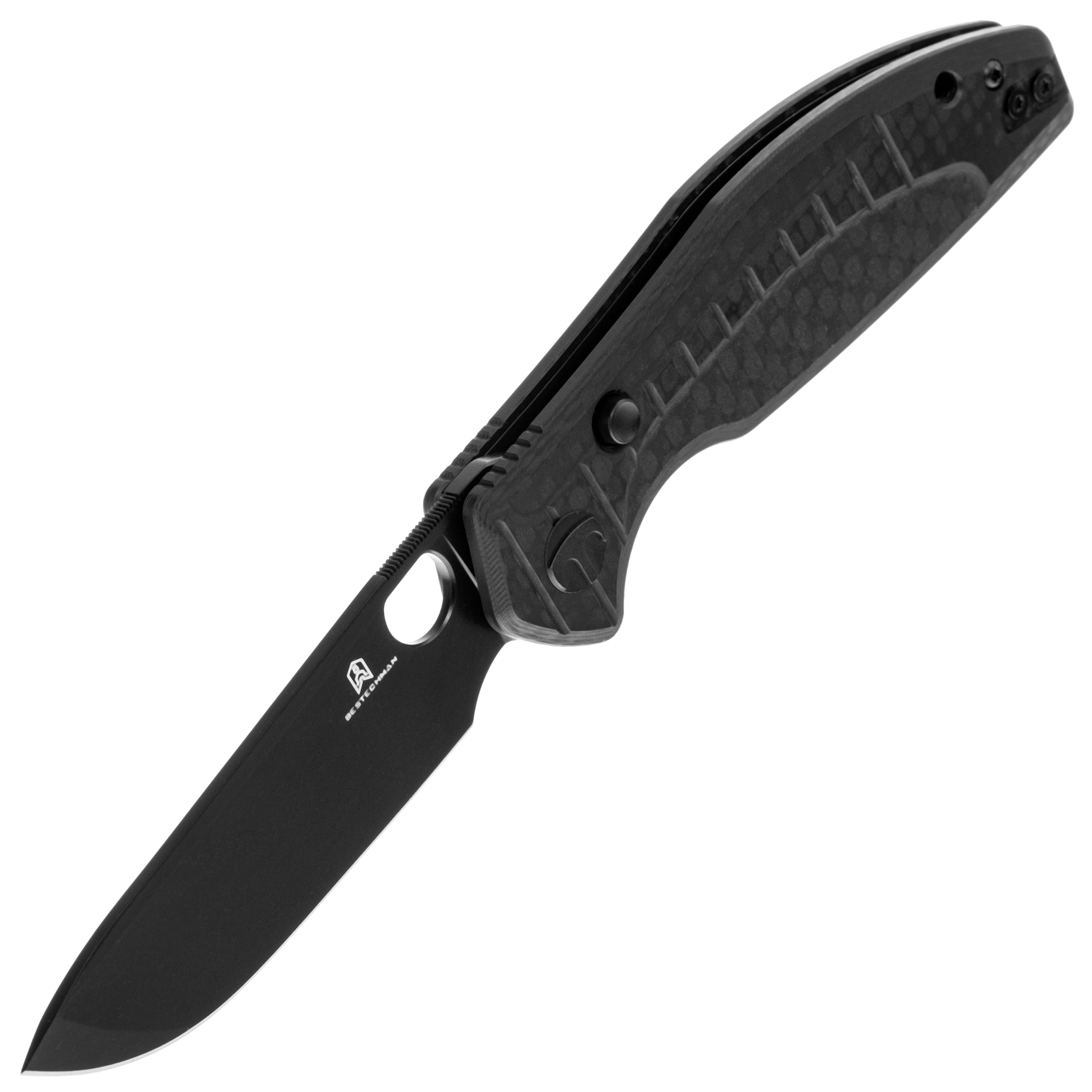 Nóż składany Bestechman Angry Owl - Black/Black