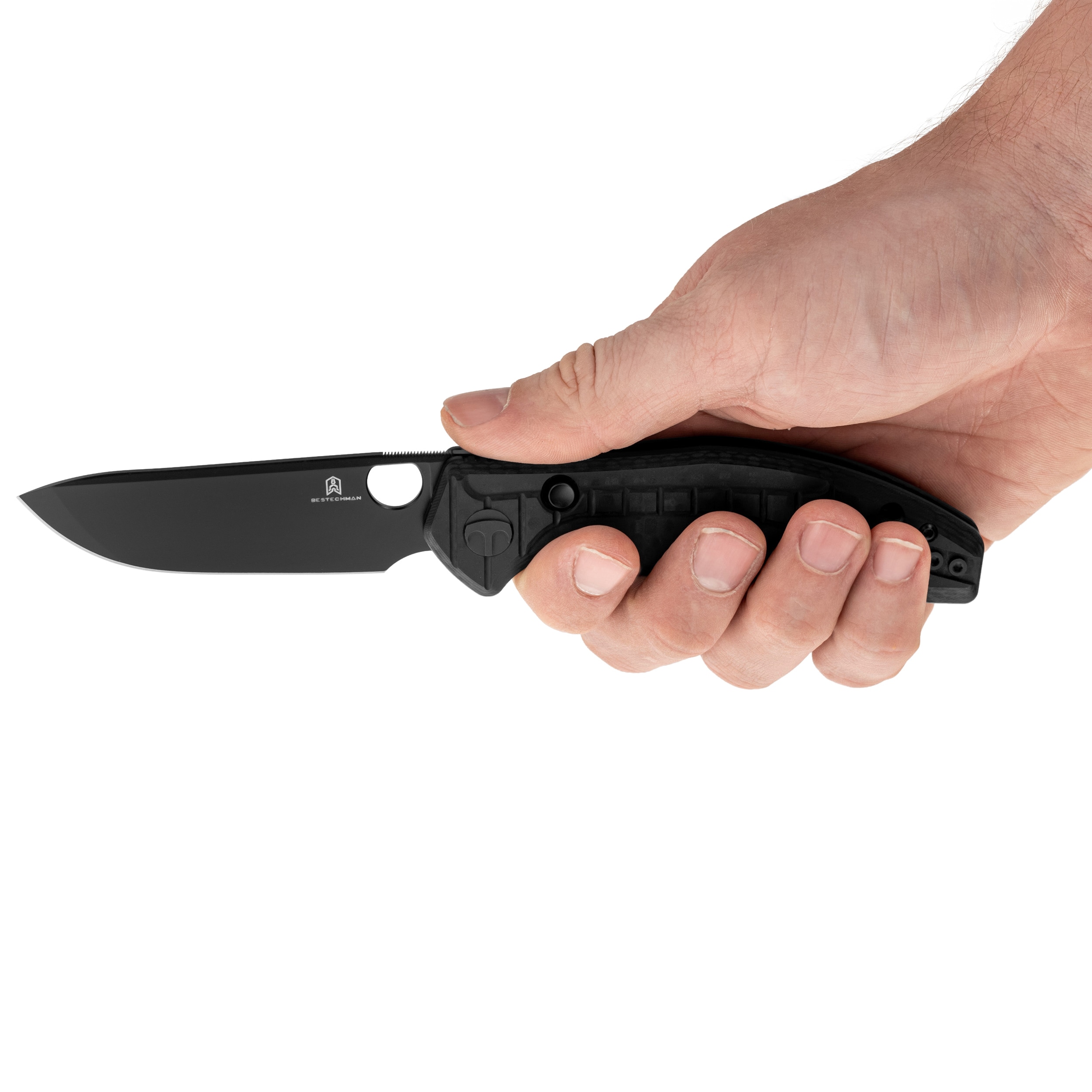 Nóż składany Bestechman Angry Owl - Black/Black