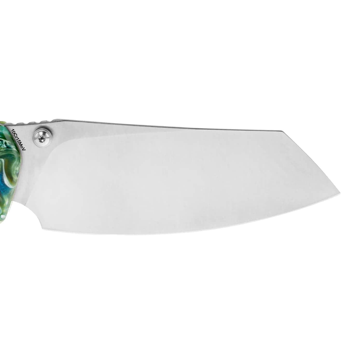 Складаний ніж Bestechman Cicada's Wing - Green Patterned Resin