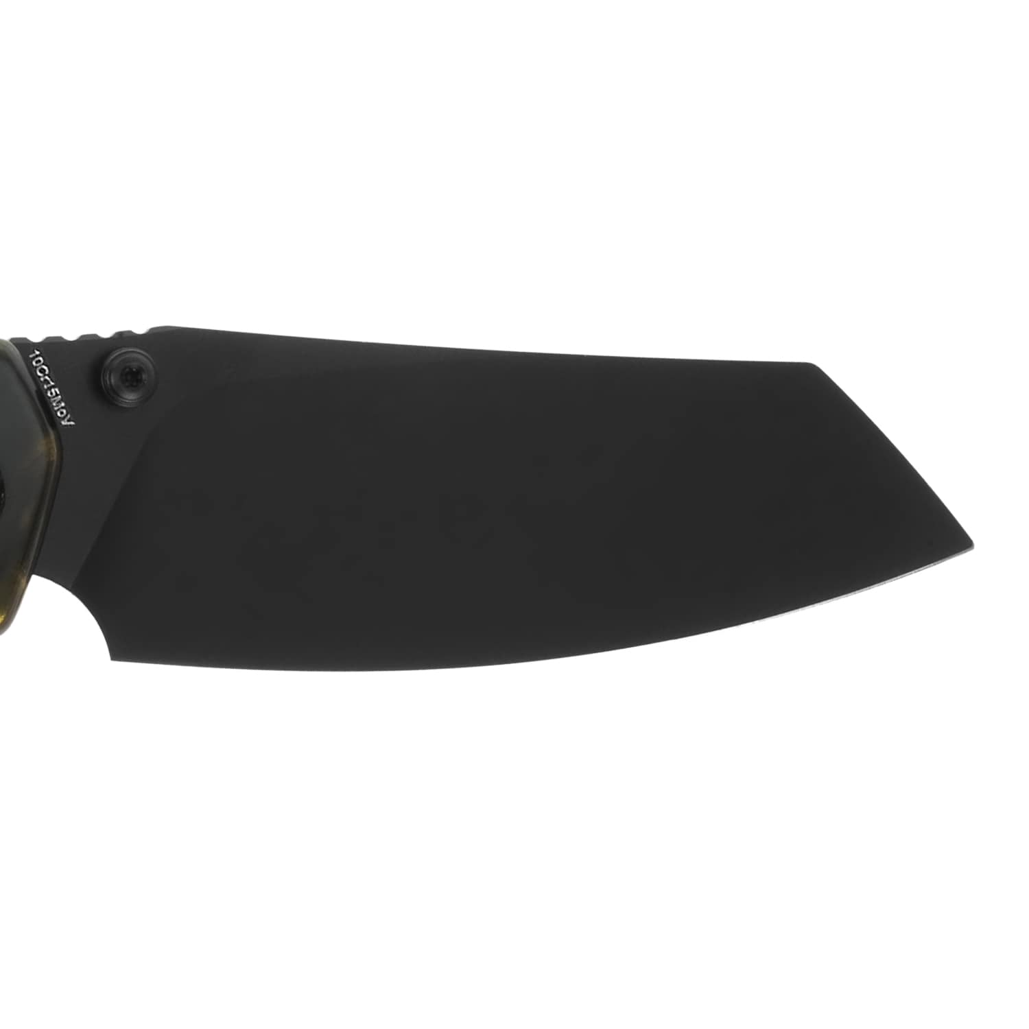 Bestechman Cicada's Wing Folding Knife - Dark Gold Patterned Resin