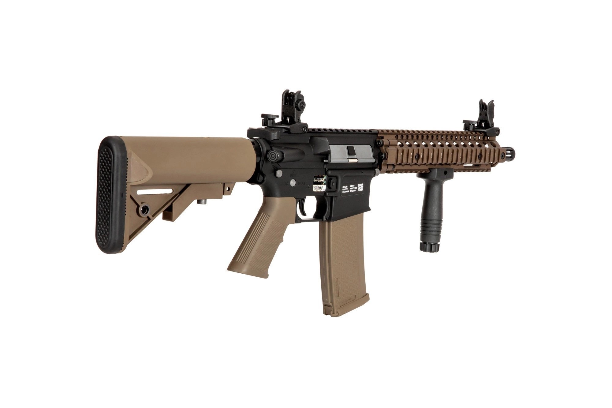 Штурмова гвинтівки AEG Specna Arms Daniel Defense MK18 SA-E19 Edge HAL 2 ETU - Chaos Bronze
