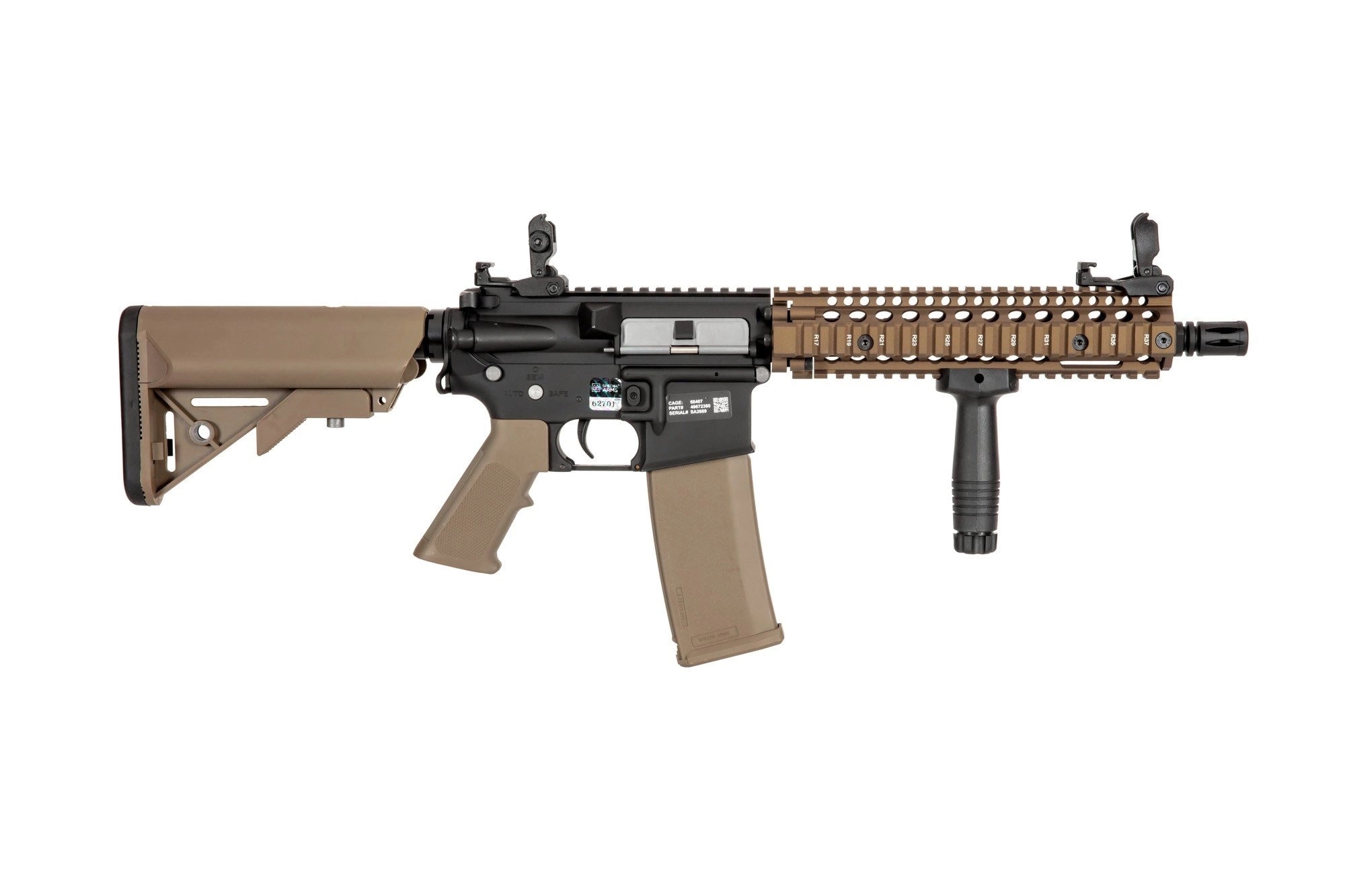 Штурмова гвинтівки AEG Specna Arms Daniel Defense MK18 SA-E19 Edge HAL 2 ETU - Chaos Bronze