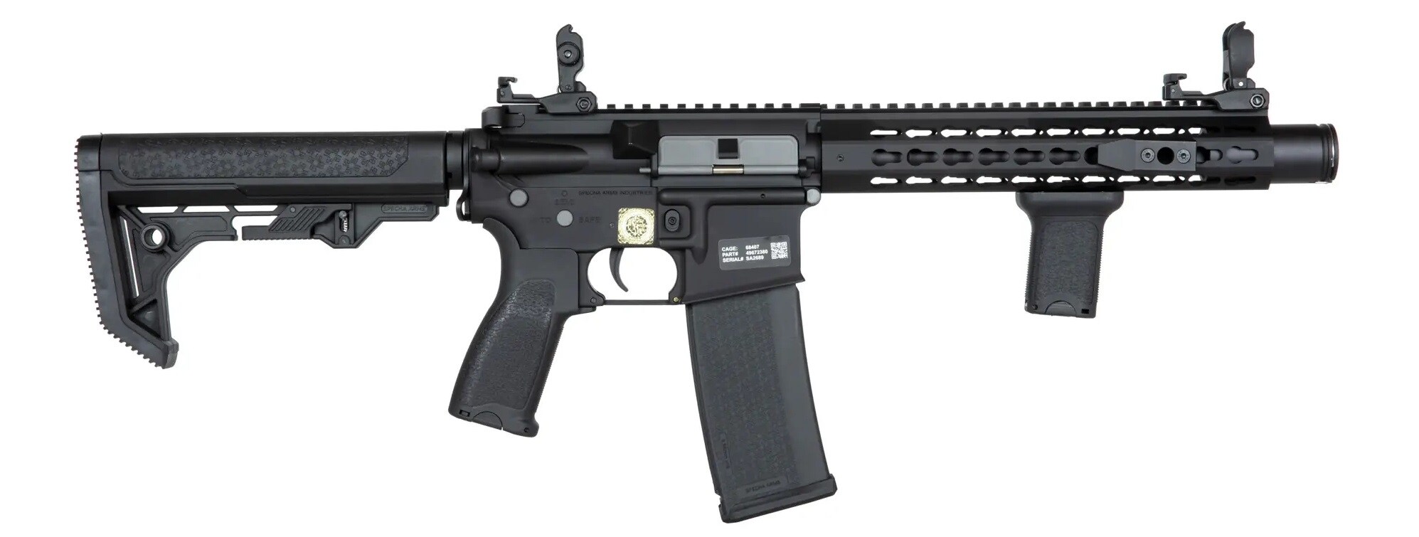 Штурмова гвинтівка AEG Specna Arms SA-E07 Edge Light Ops Stock HAL2 - Black