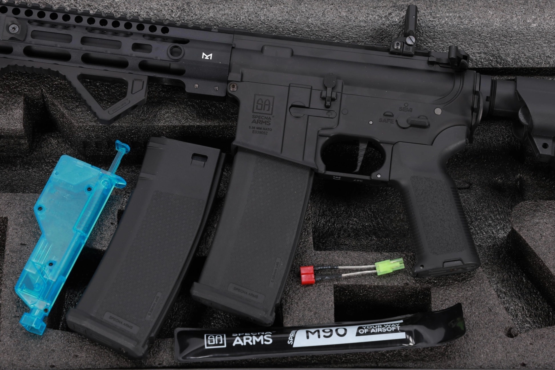 Karabinek szturmowy AEG Specna Arms SA-E20 Edge HAL2 ETU Gen. 2 - Black