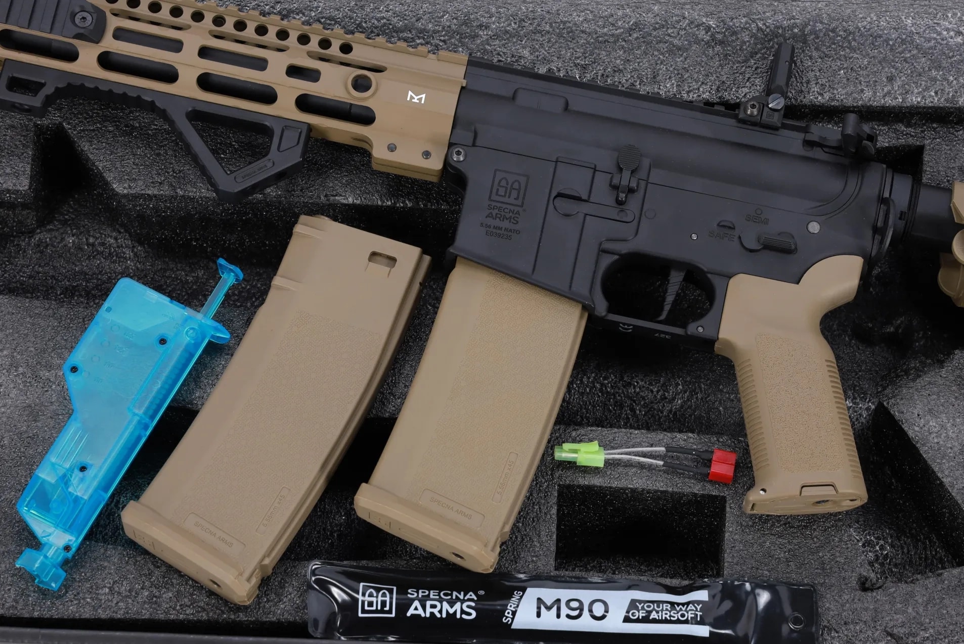 Karabinek szturmowy AEG Specna Arms SA-E20 Edge HAL 2 ETU Gen. 2 - Half-Tan