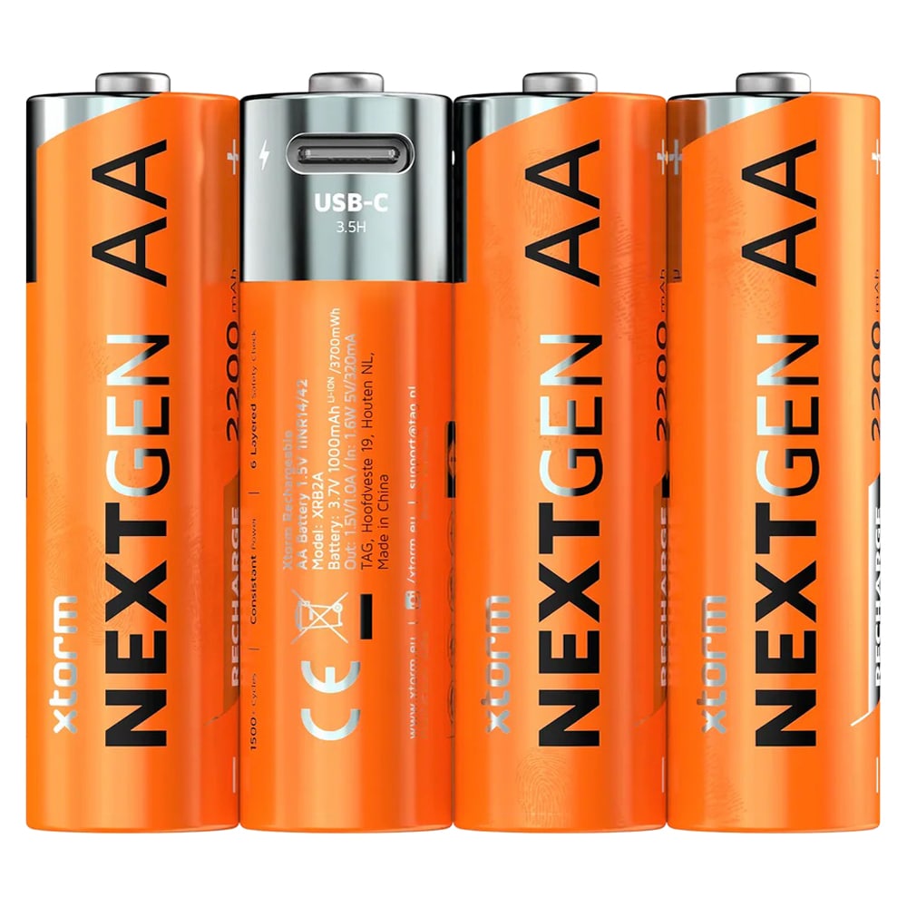 Akumulator 1,5 V Xtorm NextGen Rechargeable AA USB-C 2200 mAh - 4 szt.