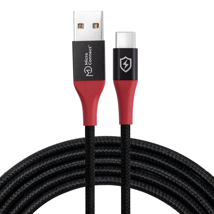 Kabel MicroConnect Data Blocker USB-A - USB-C 12W
