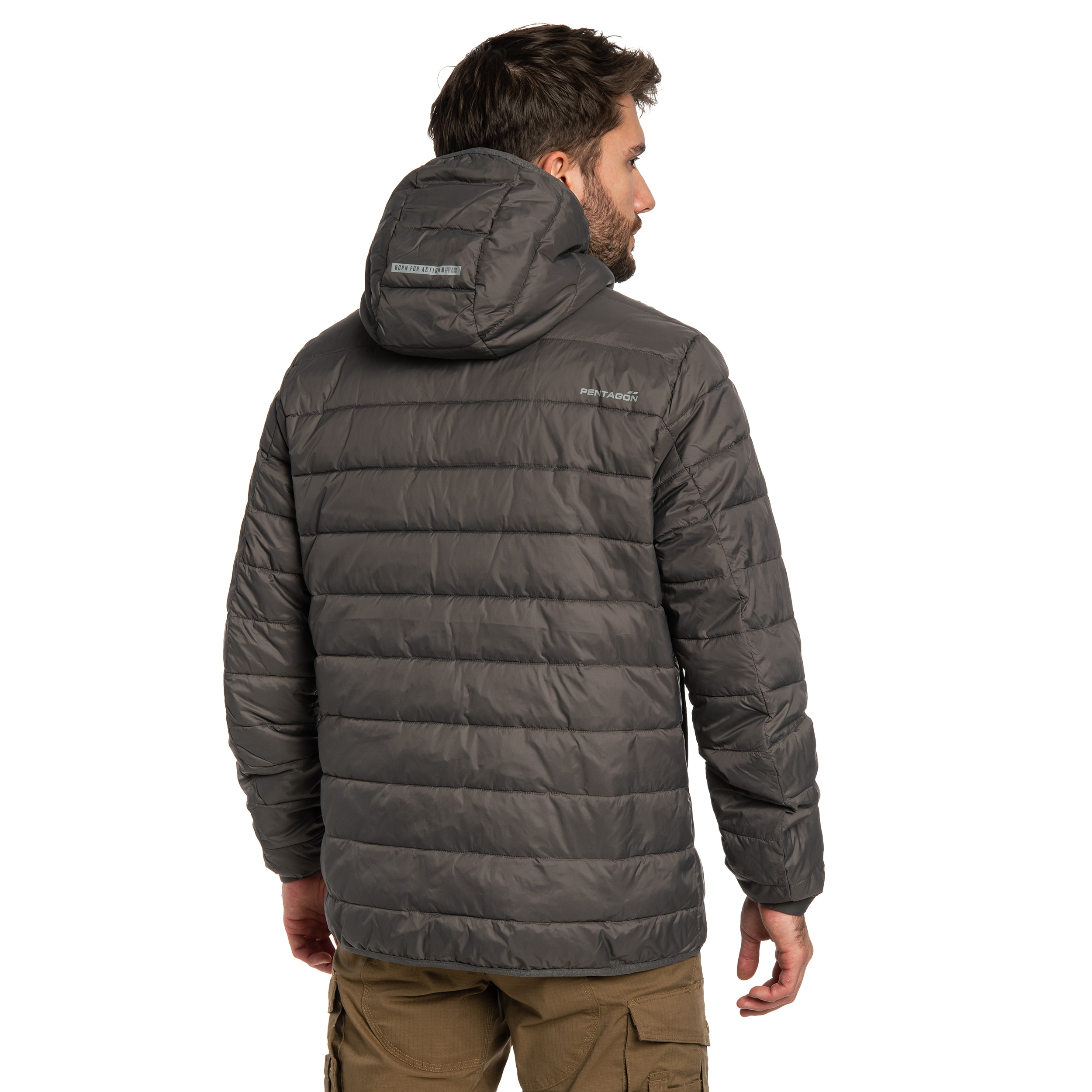 Куртка Pentagon Aurora 2.0 Puffer Hooded - Cinder Grey