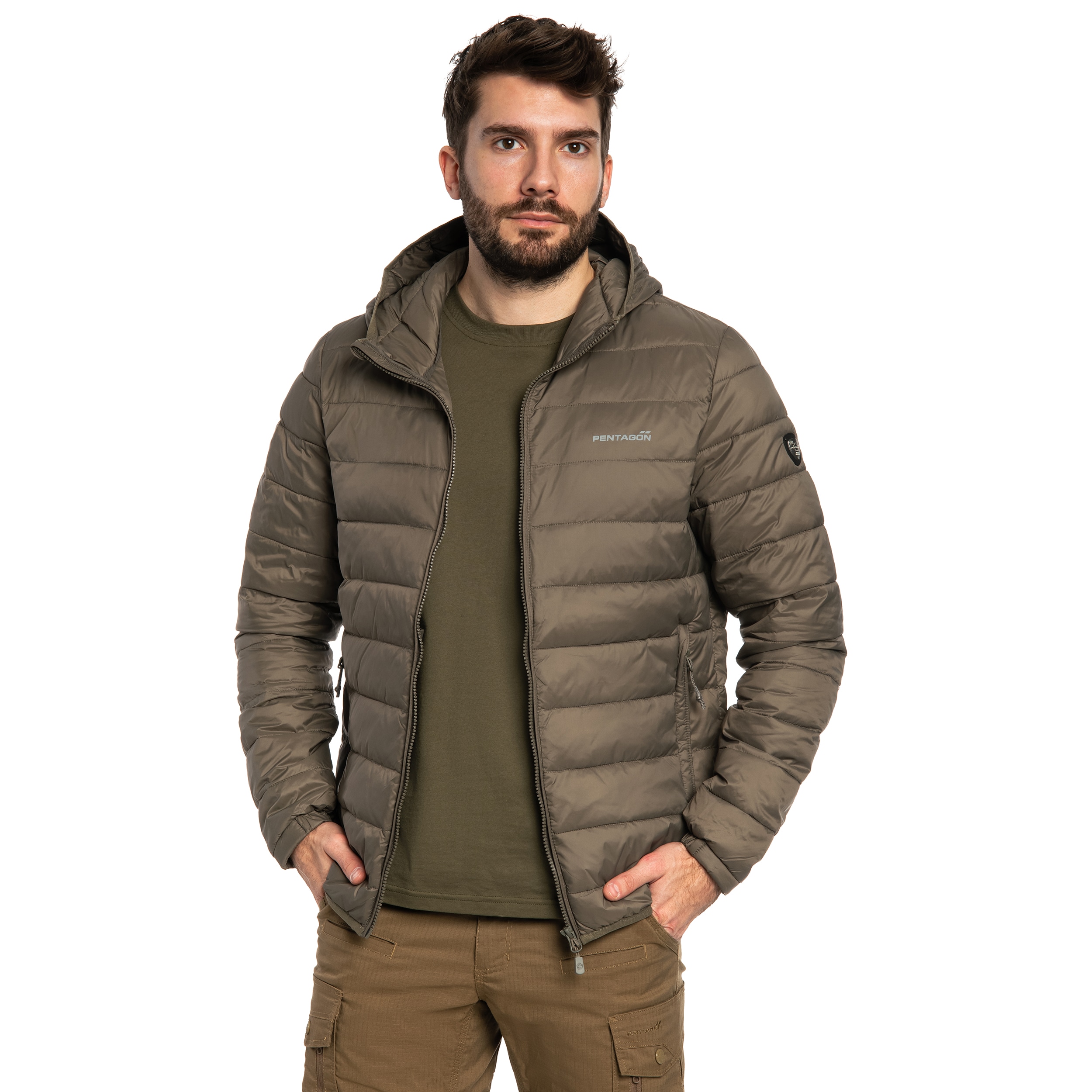 Kurtka Pentagon Aurora 2.0 Puffer Hooded - RAL7013